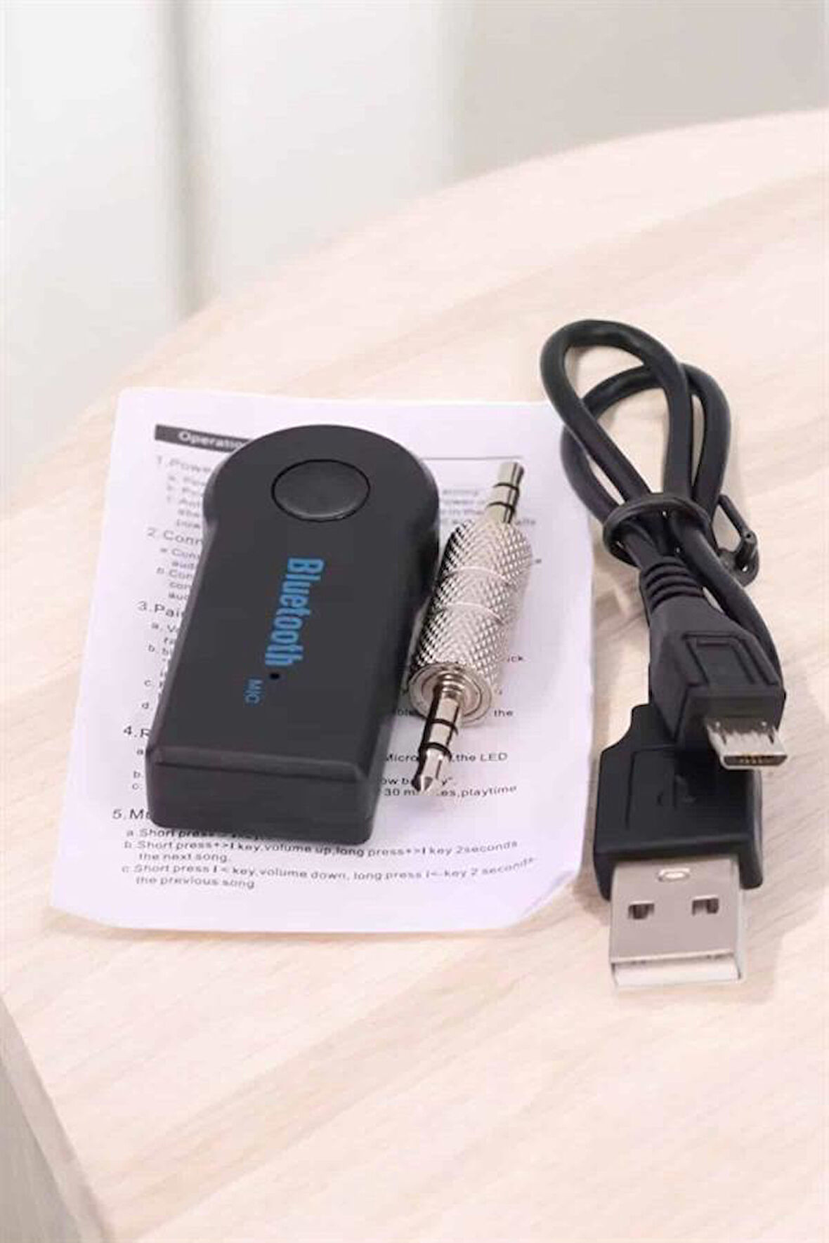 Bluetooth Araç Kiti Bt 350 Aux Çıkışlı Tüm Araçlara Uyumlu