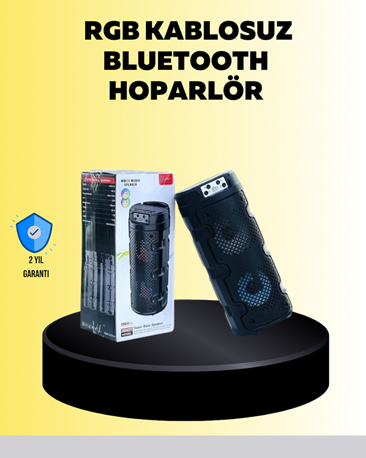 Kompakt ve Şık Tasarımlı Taşınabilir Hoparlör