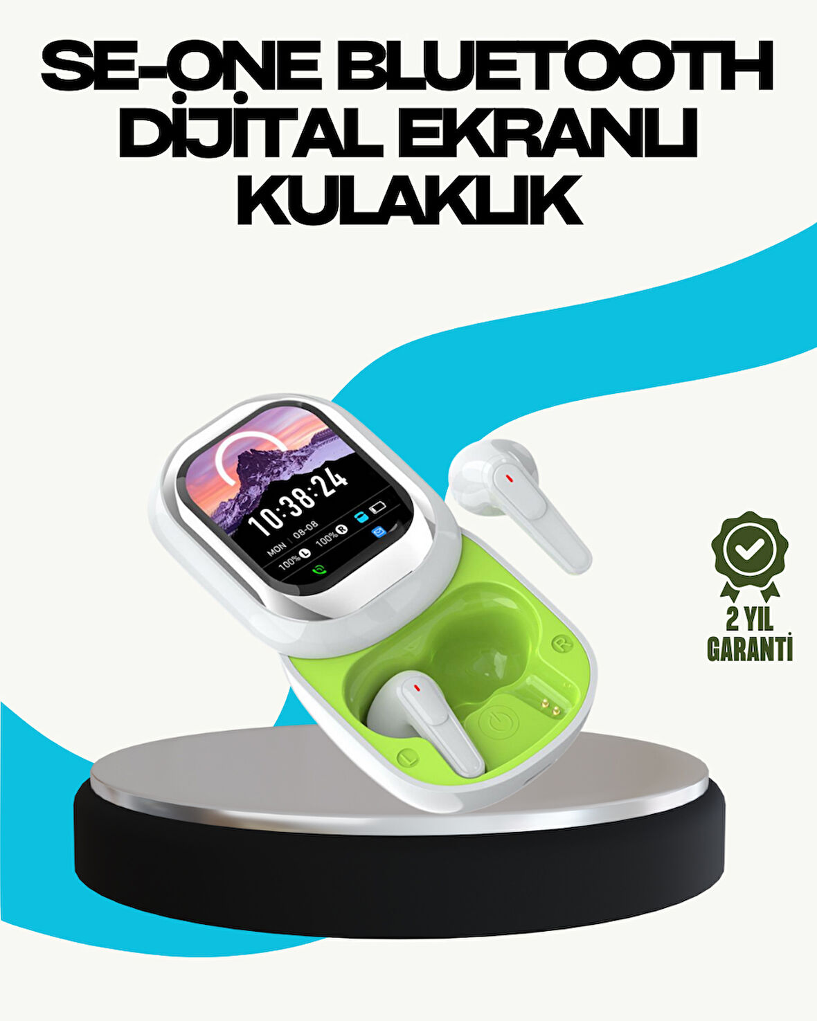 Gürültü Engelleyici Uzun Pil Ömürlü Stereo Bluetooth Kulak İçi Kulaklık