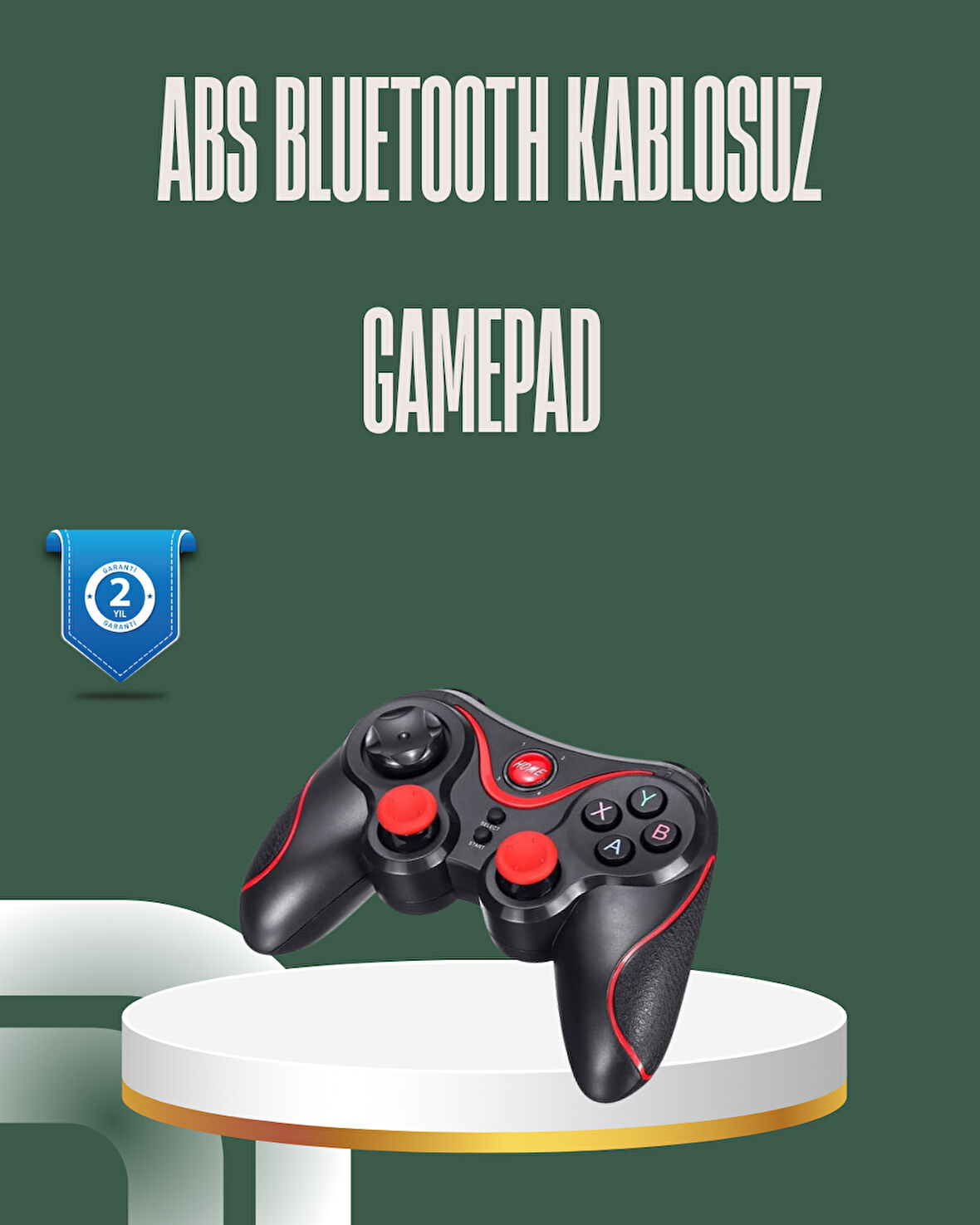 Profesyonel Oyuncu Kablosuz Gamepad Çoklu Cihaz Desteği