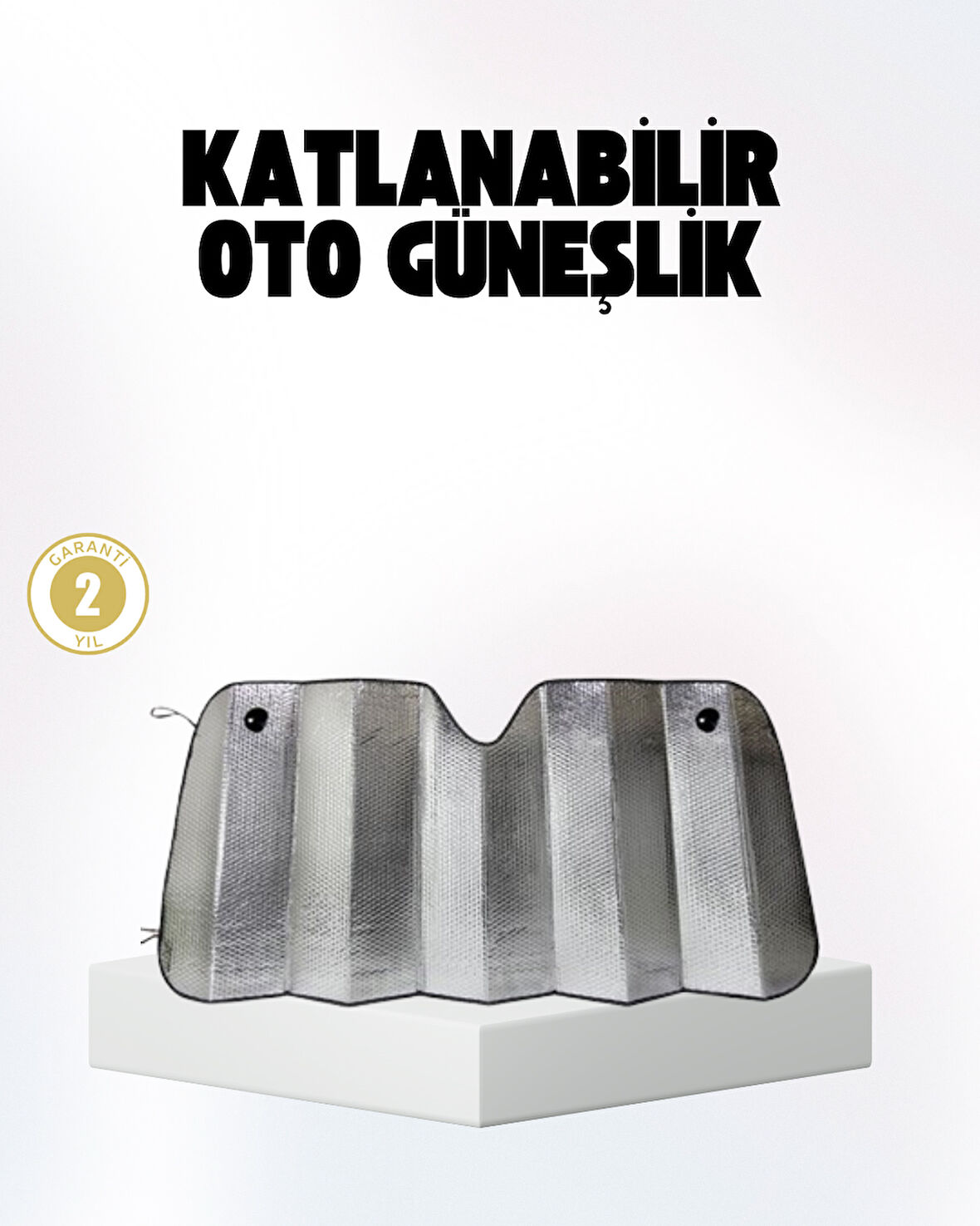 Otomobil Güneşliği – Katlanabilir Tasarım ve Süngerli Isı Yalıtımı