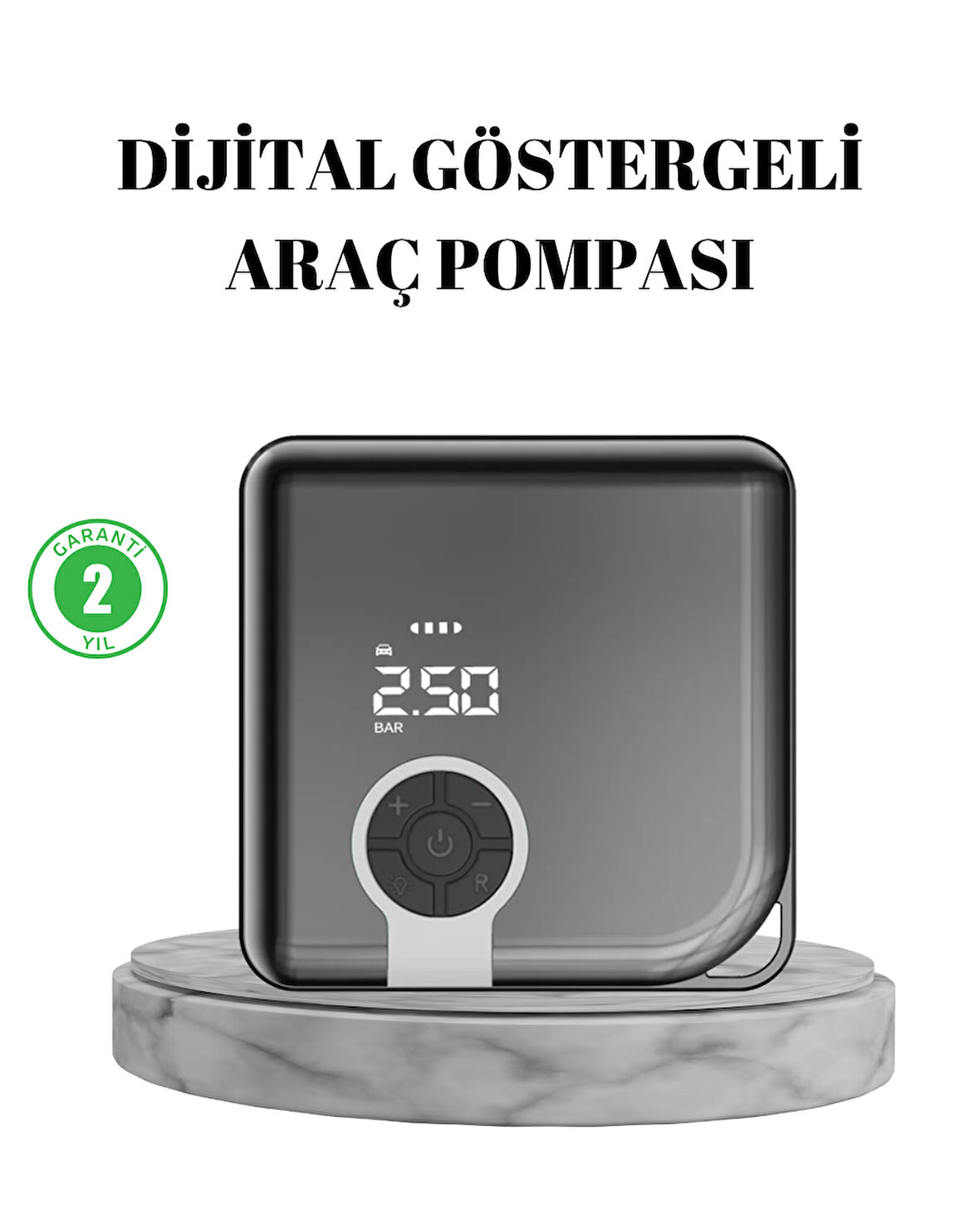 Taşınabilir Akıllı Hava Kompresörü Yüksek Basınç Kapasiteli