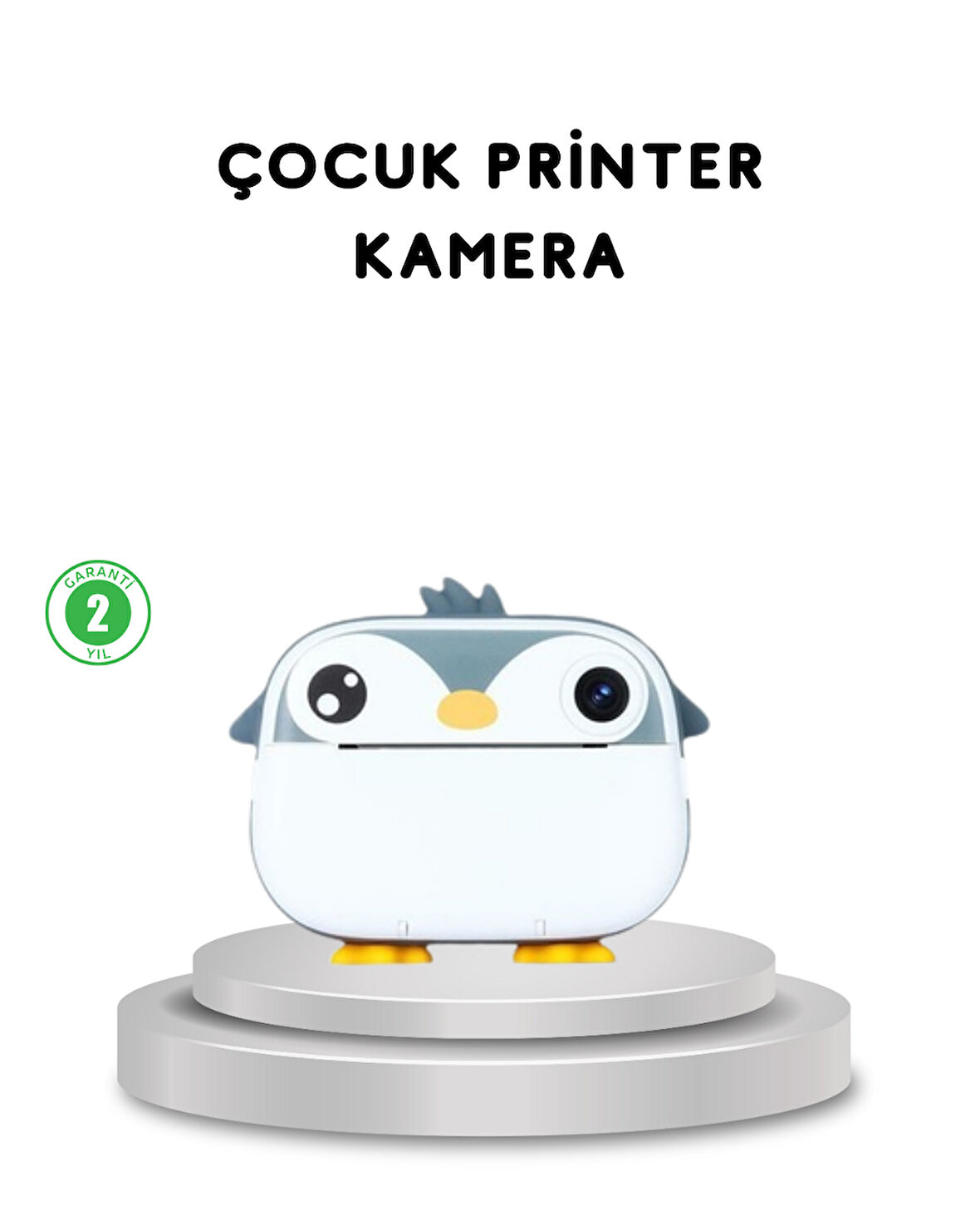 Çocuk Fotoğraf Makinesi Termal Baskılı Anında Çıktı HD Video Kayıtlı