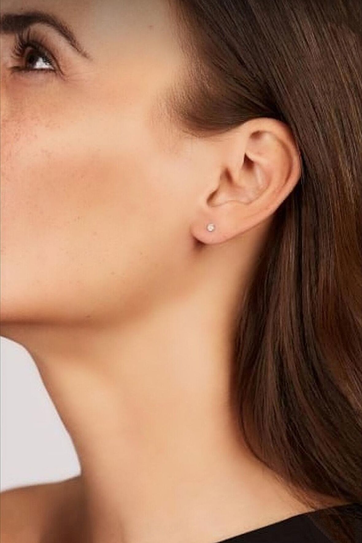 Zirkon Taşlı 2 mm Tektaş Küpe