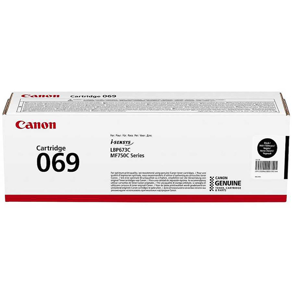 Canon CRG-069 / i-SENSYS MF752Cdw Orijinal Siyah Toner