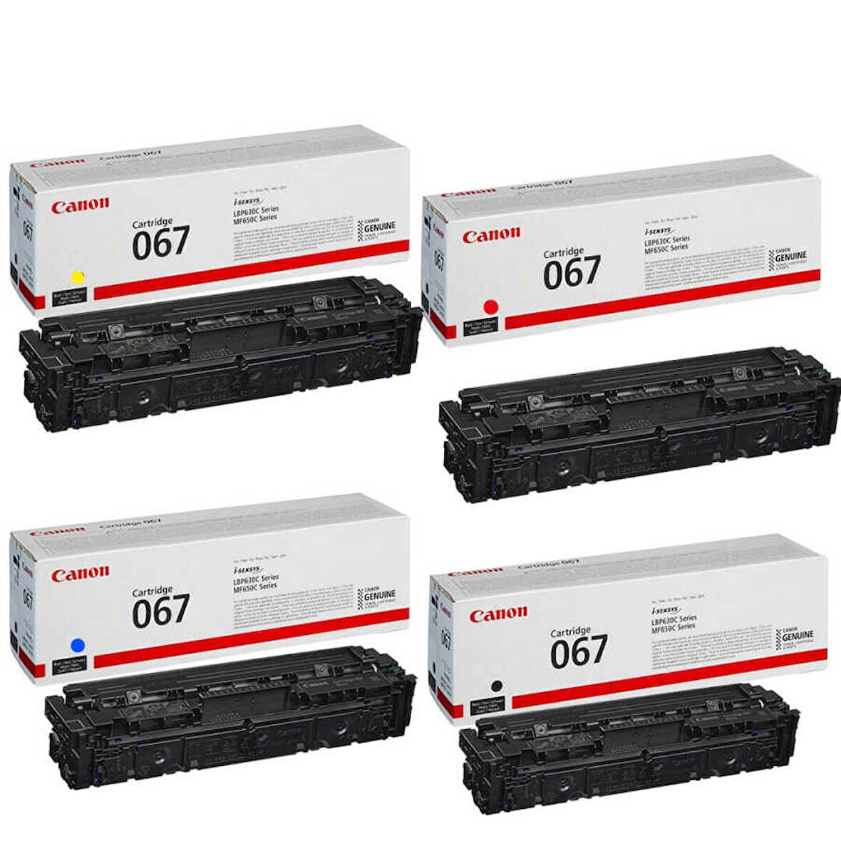 Canon CRG-067 / i-Sensys MF-657Cdw Orjinal Toner Seti