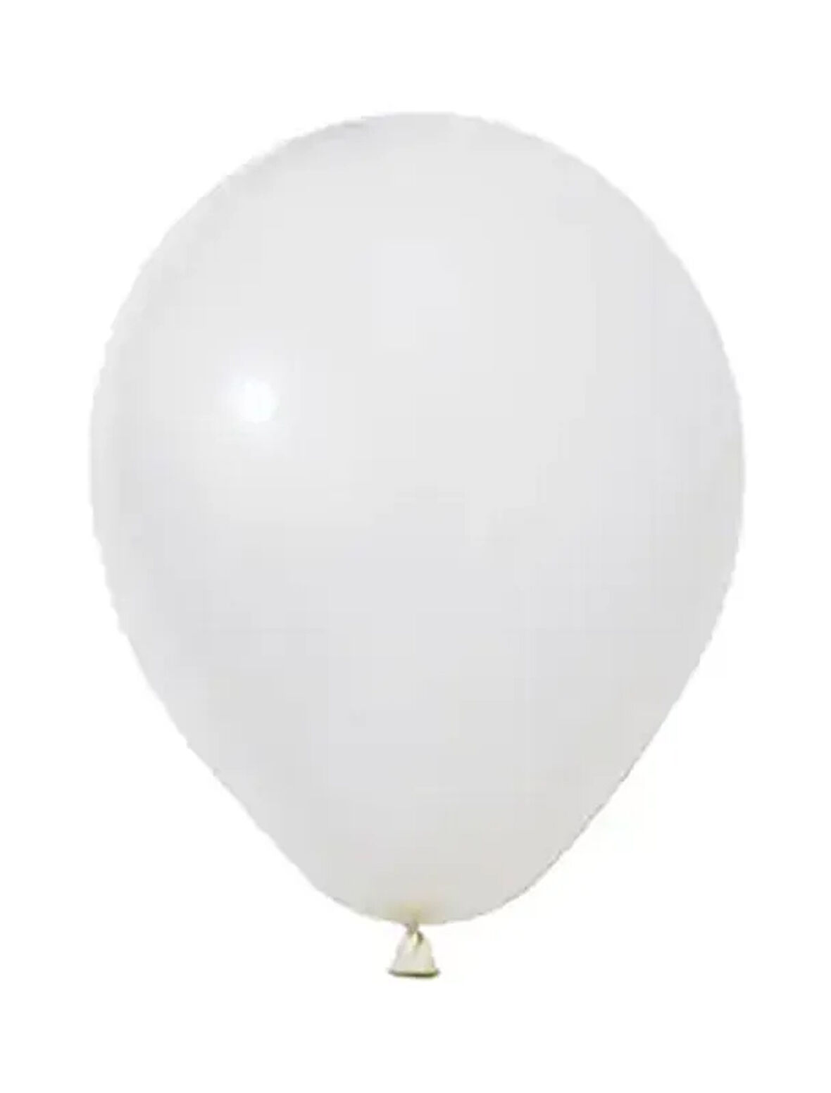20 Adet 12 İnç 30 Cm Pastel Beyaz Balon Doğum Günü Süsleme