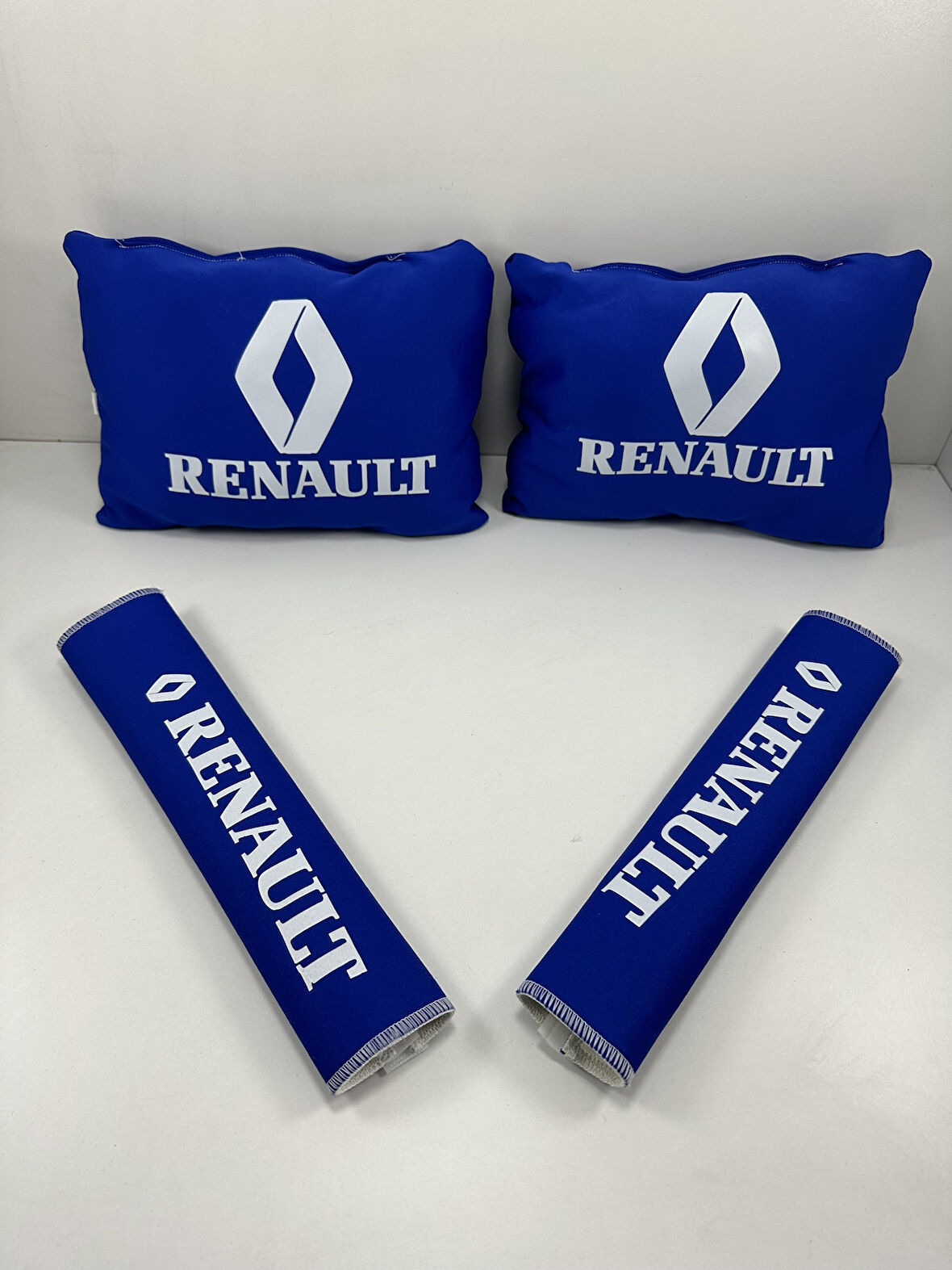 Renault Boyun Yastığı Emniyet Kemer Pedi Mavi Renault