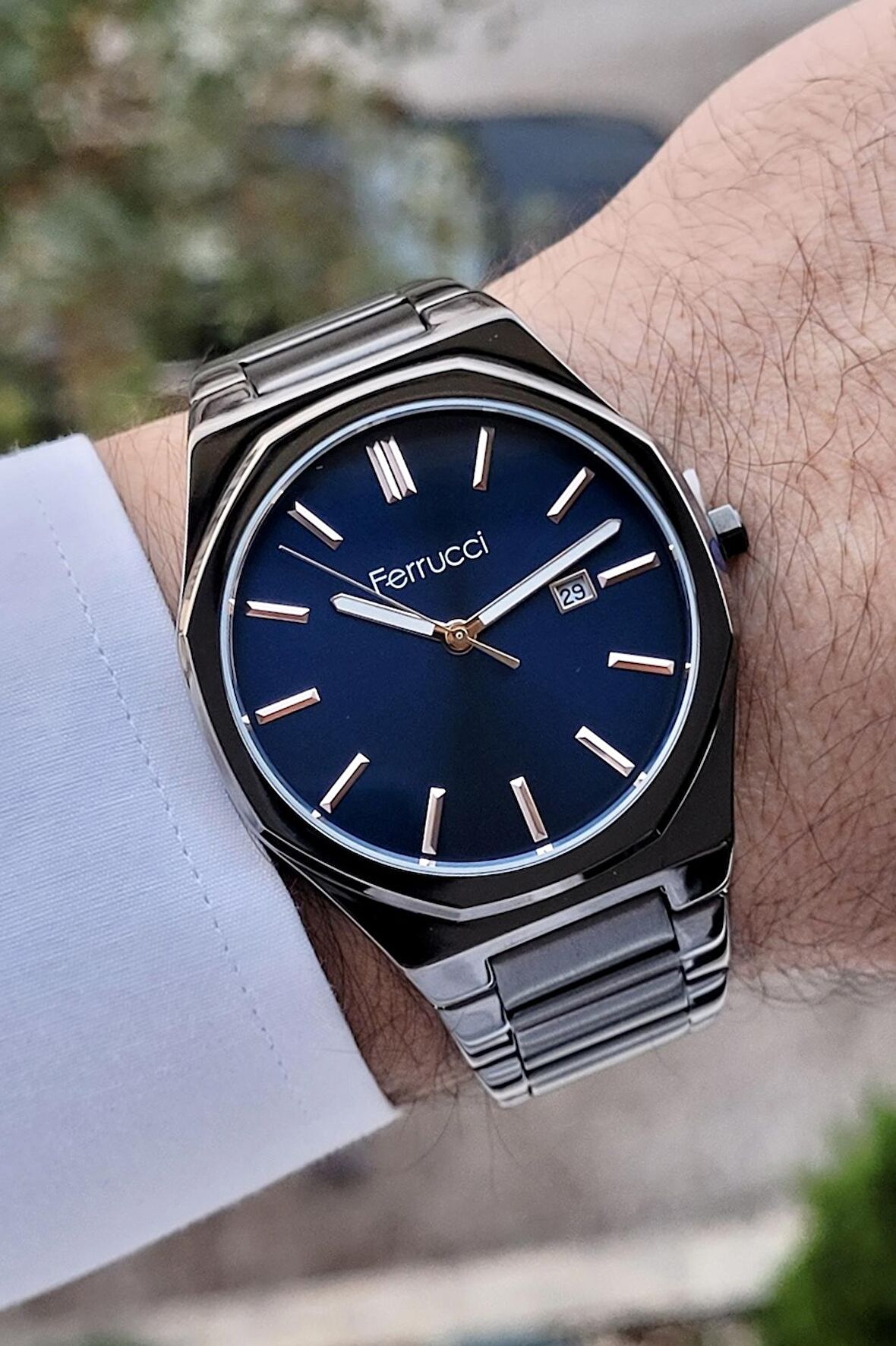 Ferrucci FCISTE79 Takvimli Erkek Kol Saati