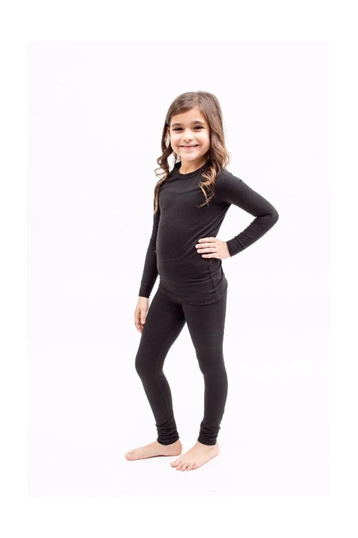 Kız Çocuk Şardonlu Termal Alt-üst Takım Içlik