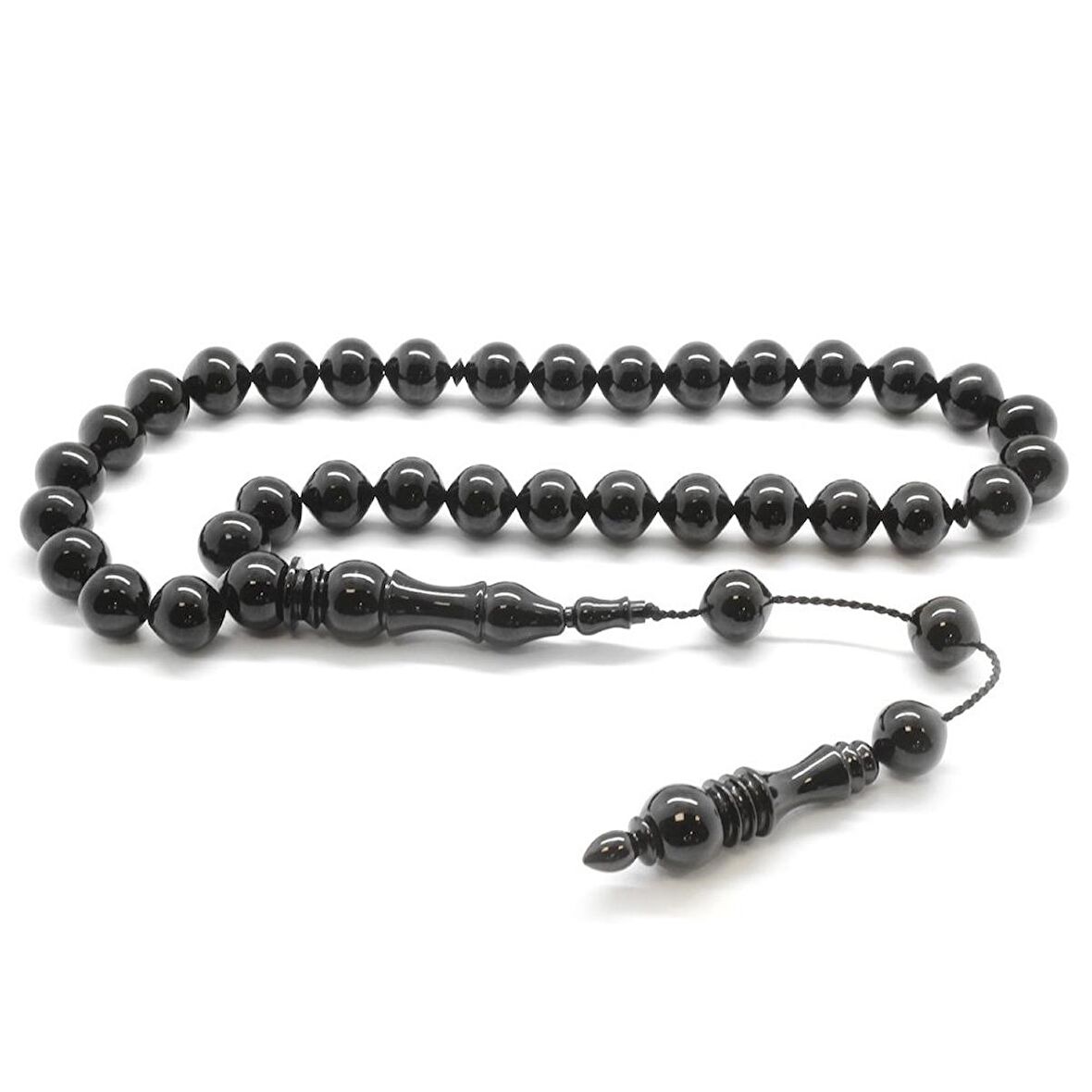 Kumpas İşçilikli İstanbul Kesim Erzurum Oltu Taşı Tesbih