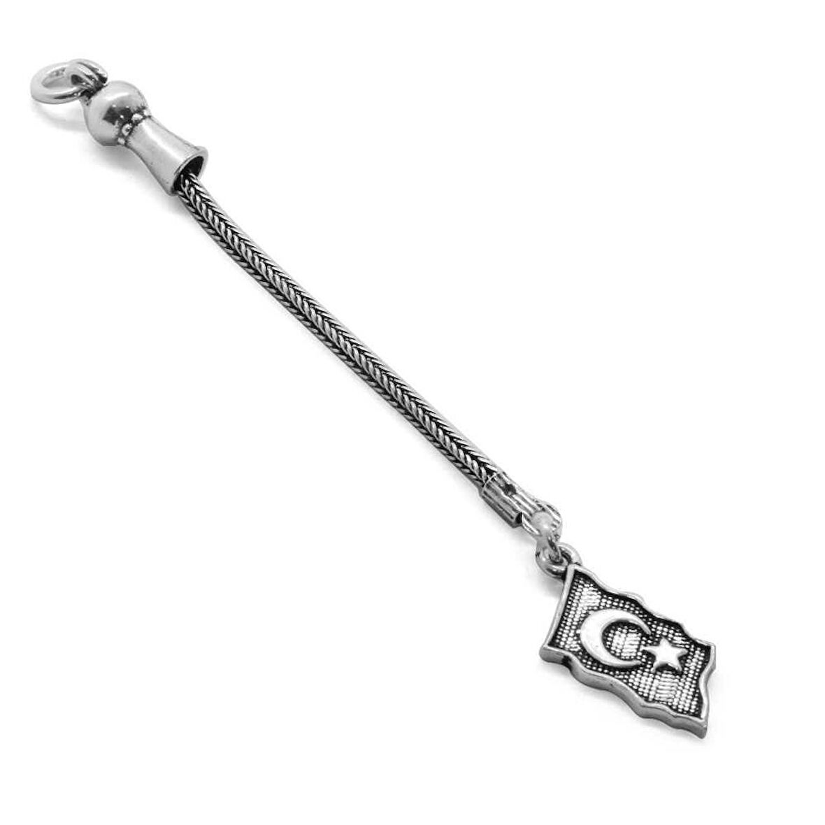 Bayrak Tasarım 925 Ayar Gümüş Püskül