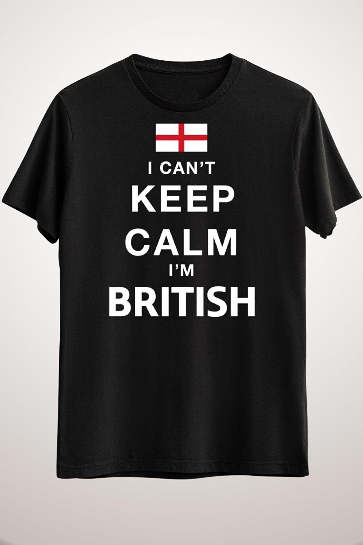 Erkek Siyah I Can't Keep Calm I'm British