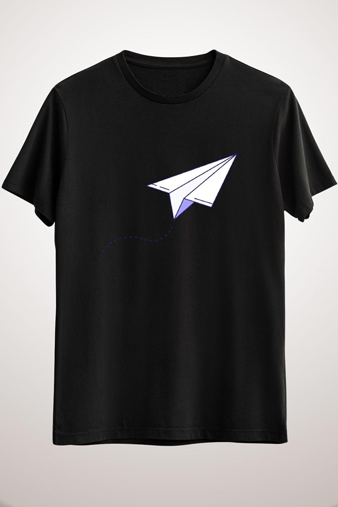 Erkek Siyah Paper Airplane Paper Plane Master Origami Design
