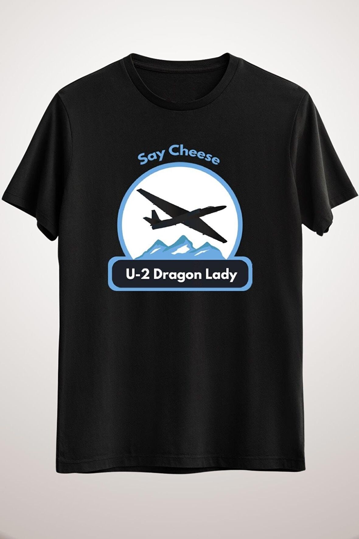 Erkek Siyah U-2 Dragon Lady Reconnaissance Aircraft