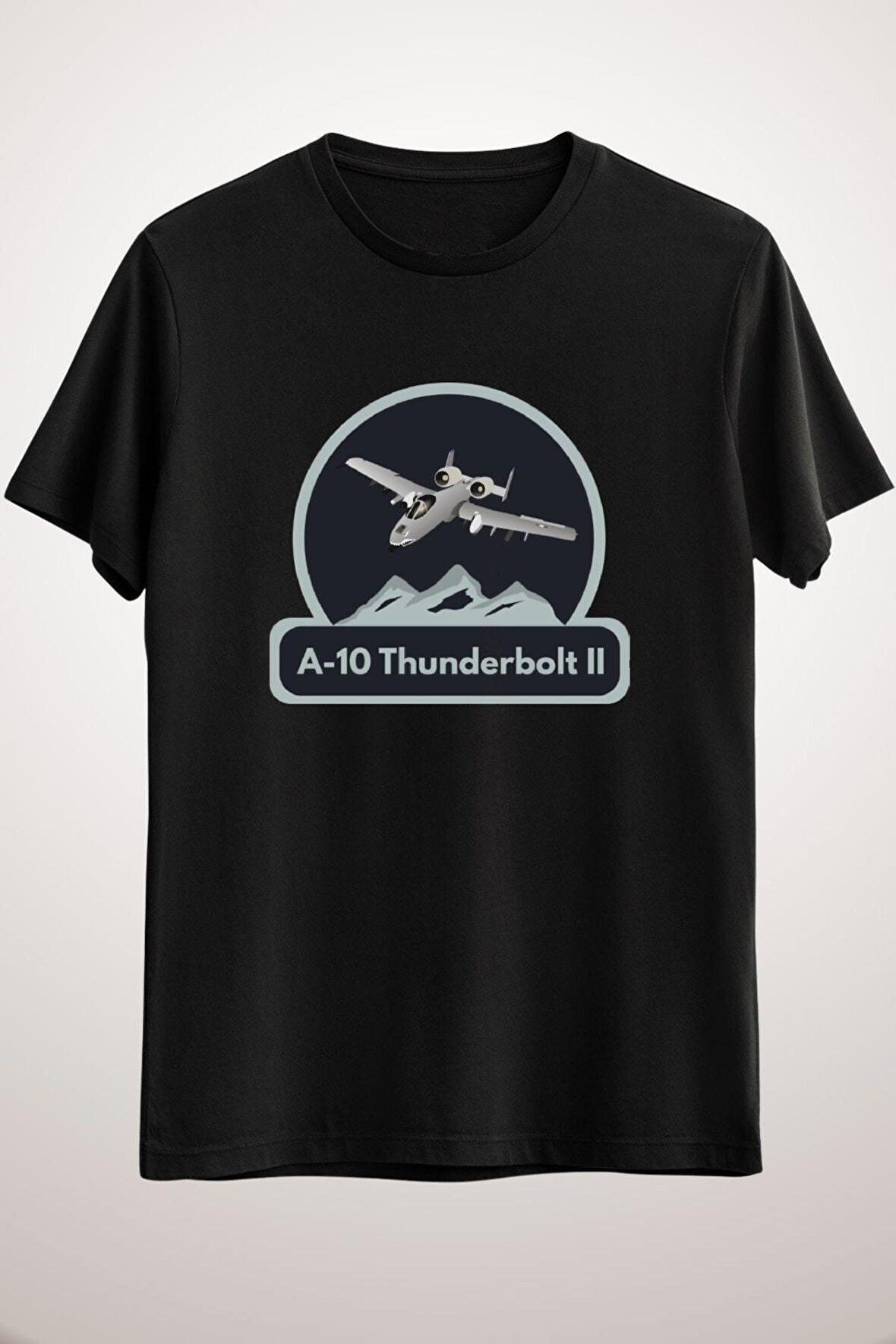 Erkek Siyah American A-10 Warthog Jet Aircraft