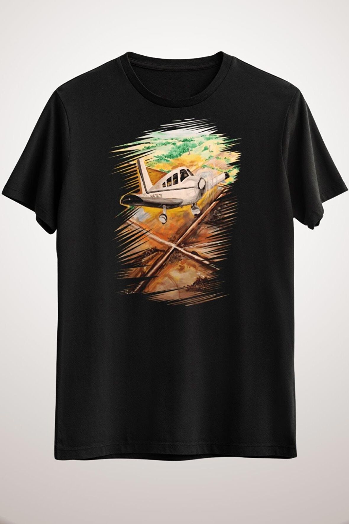 Erkek Siyah Wings Over Kansas