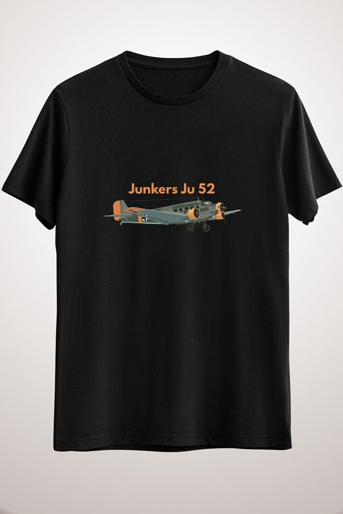 Erkek Siyah Junkers Ju 52 German Ww2 Airplane