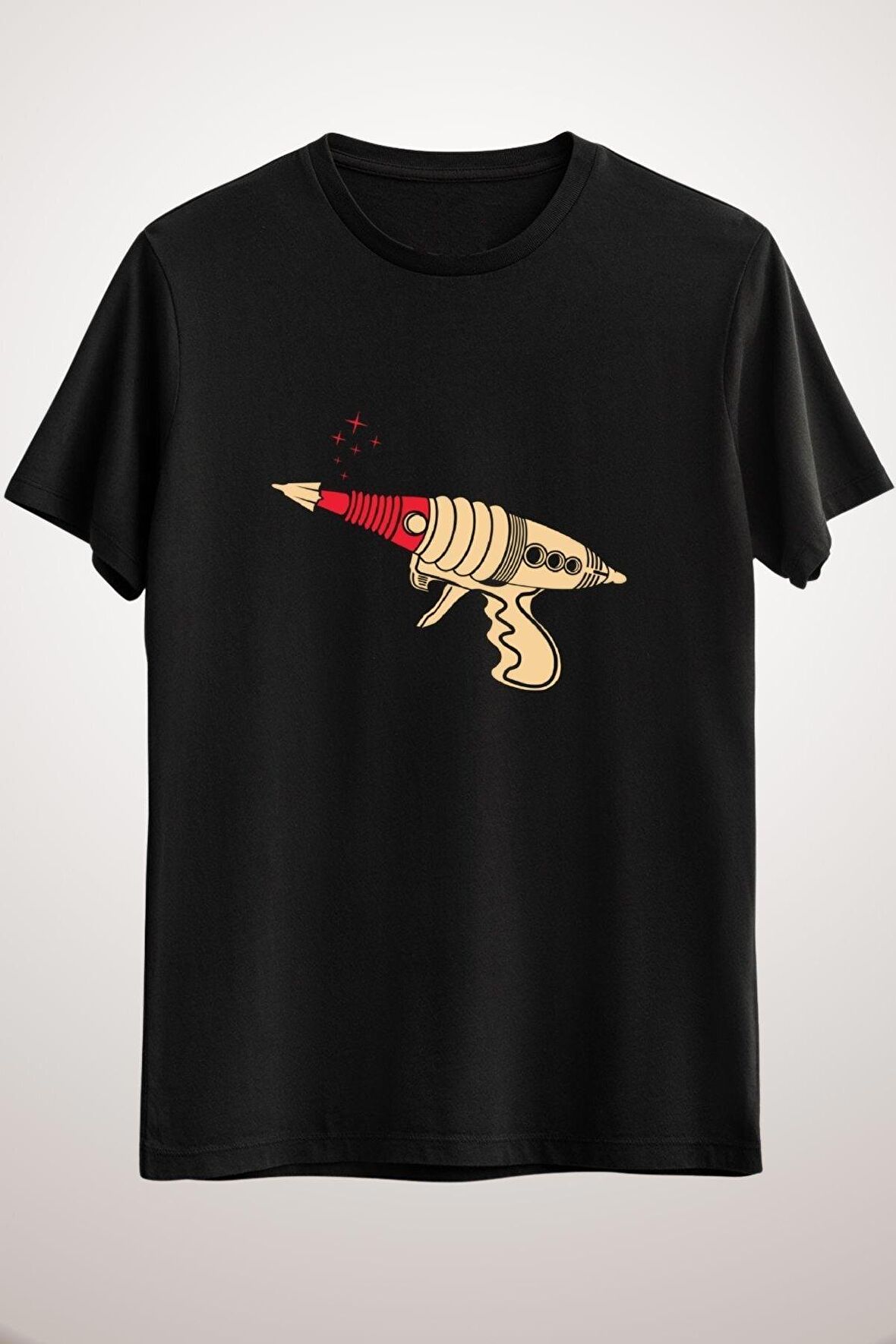 Erkek Siyah X-ray Gun 70s Toy