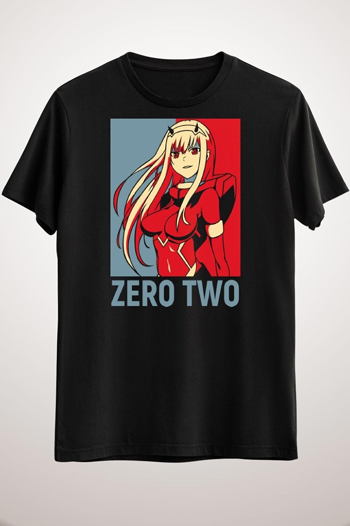Erkek Siyah Zero Two - Darling In The Franxx