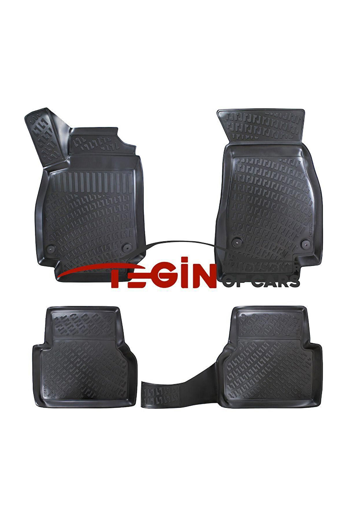 Audi A7 2018 Sonrası 3D Havuzlu Paspas Siyah