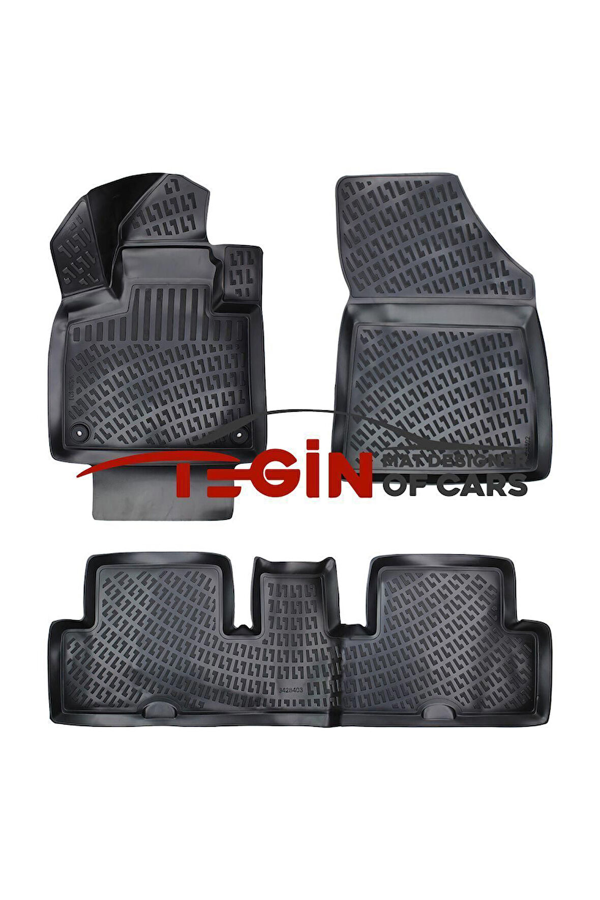 Citroen C4 Picasso 2013 Sonrası 3D Havuzlu Paspas Siyah