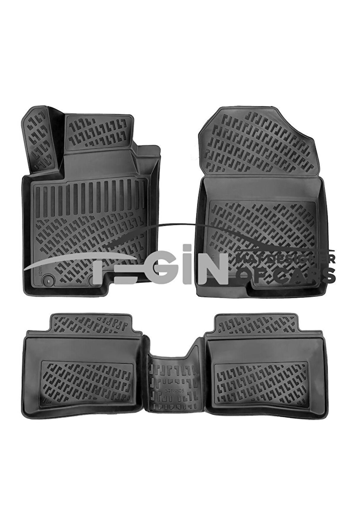 Hyundai Bayon 2021 Sonrası 3D Havuzlu Paspas Siyah