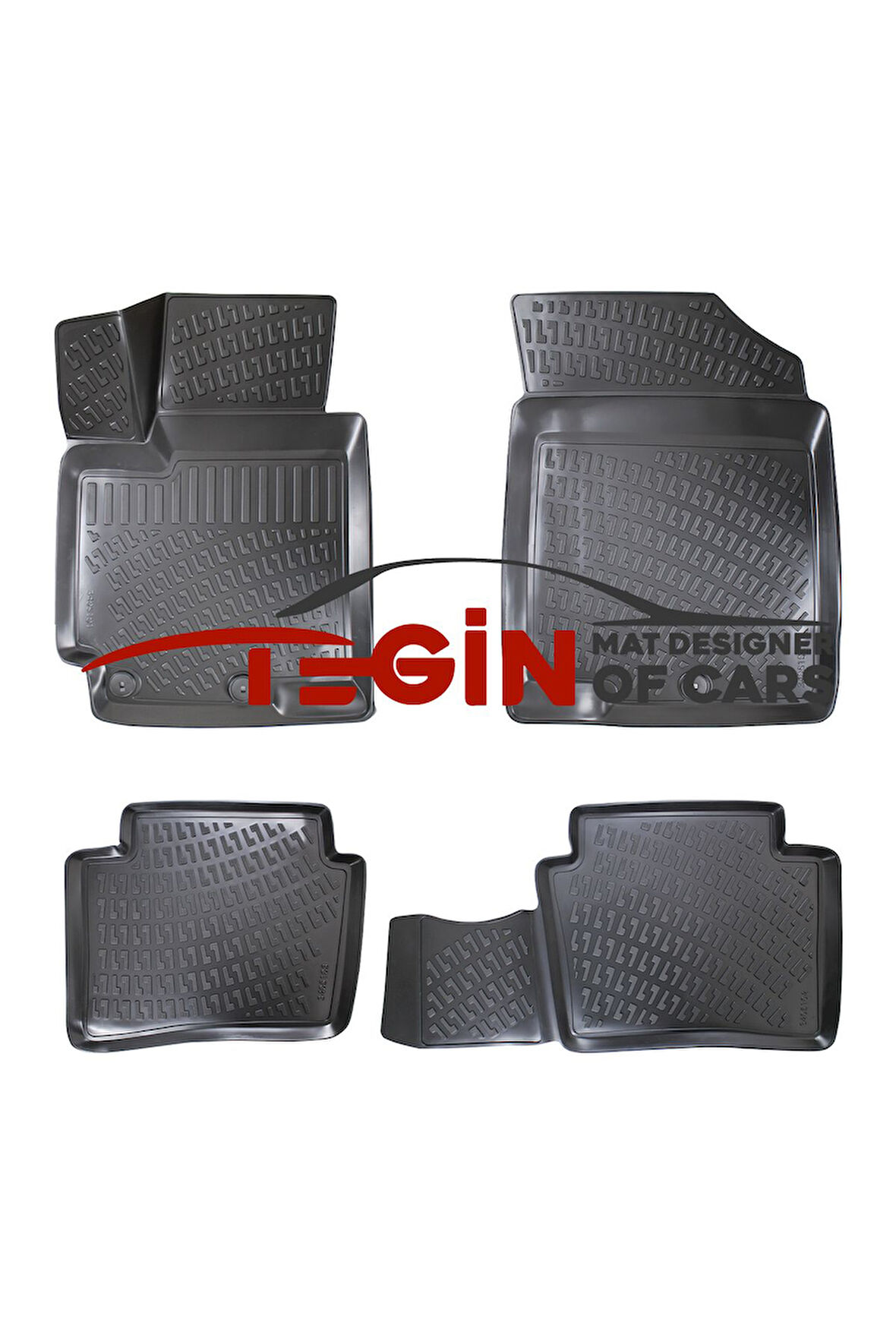 Kia Rio 2017 3D Havuzlu Paspas Siyah