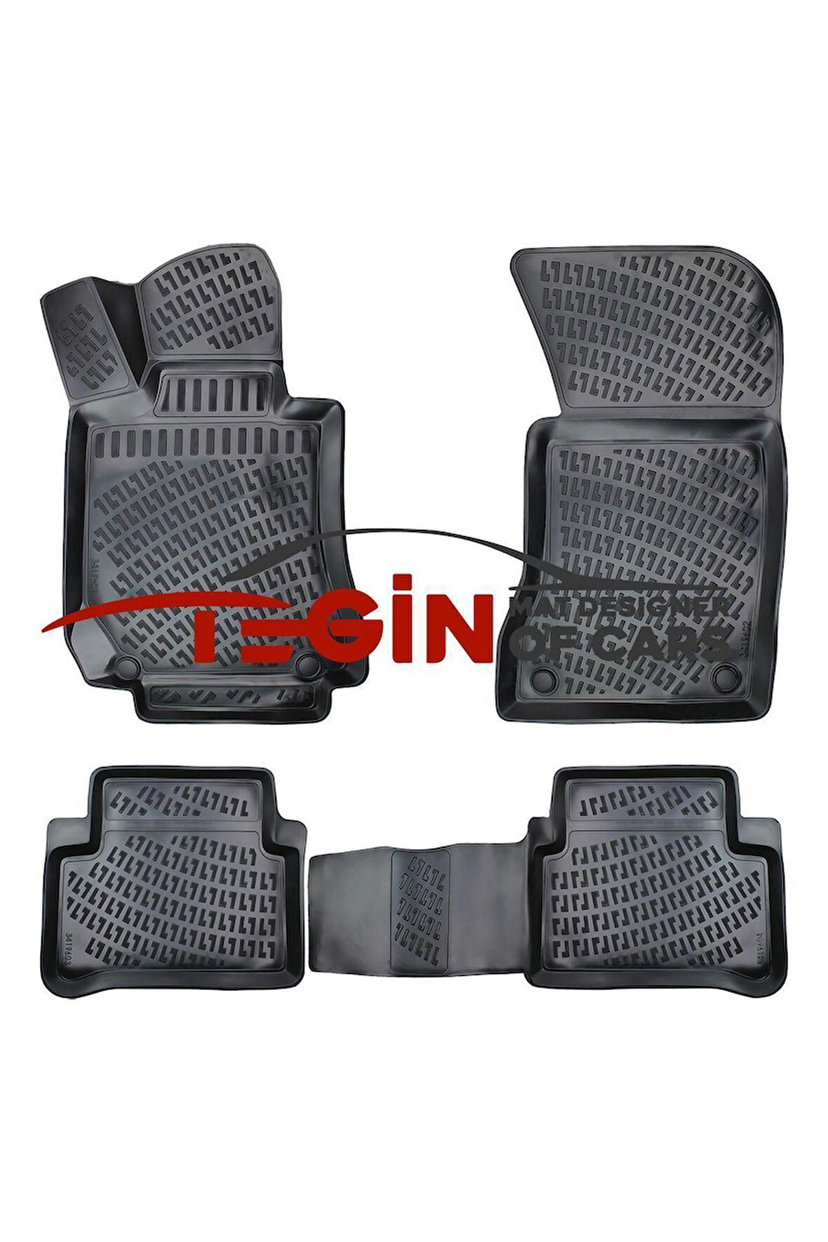 Mercedes E Serisi W210 3D Havuzlu Paspas 1996-2002 Siyah