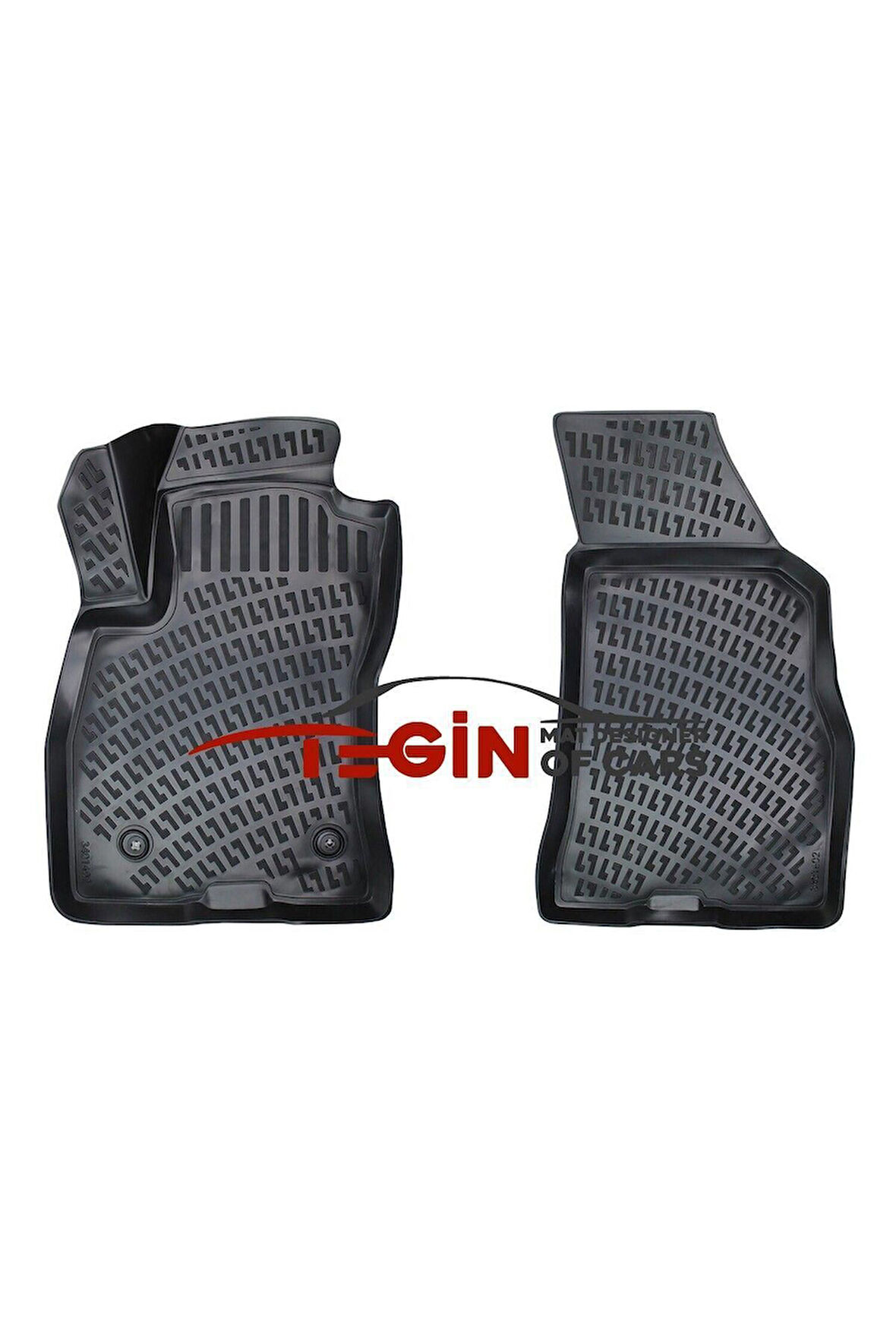 Opel Combo PANELVAN (2 Parça) 3D Havuzlu Paspas 2011-2017 Siyah