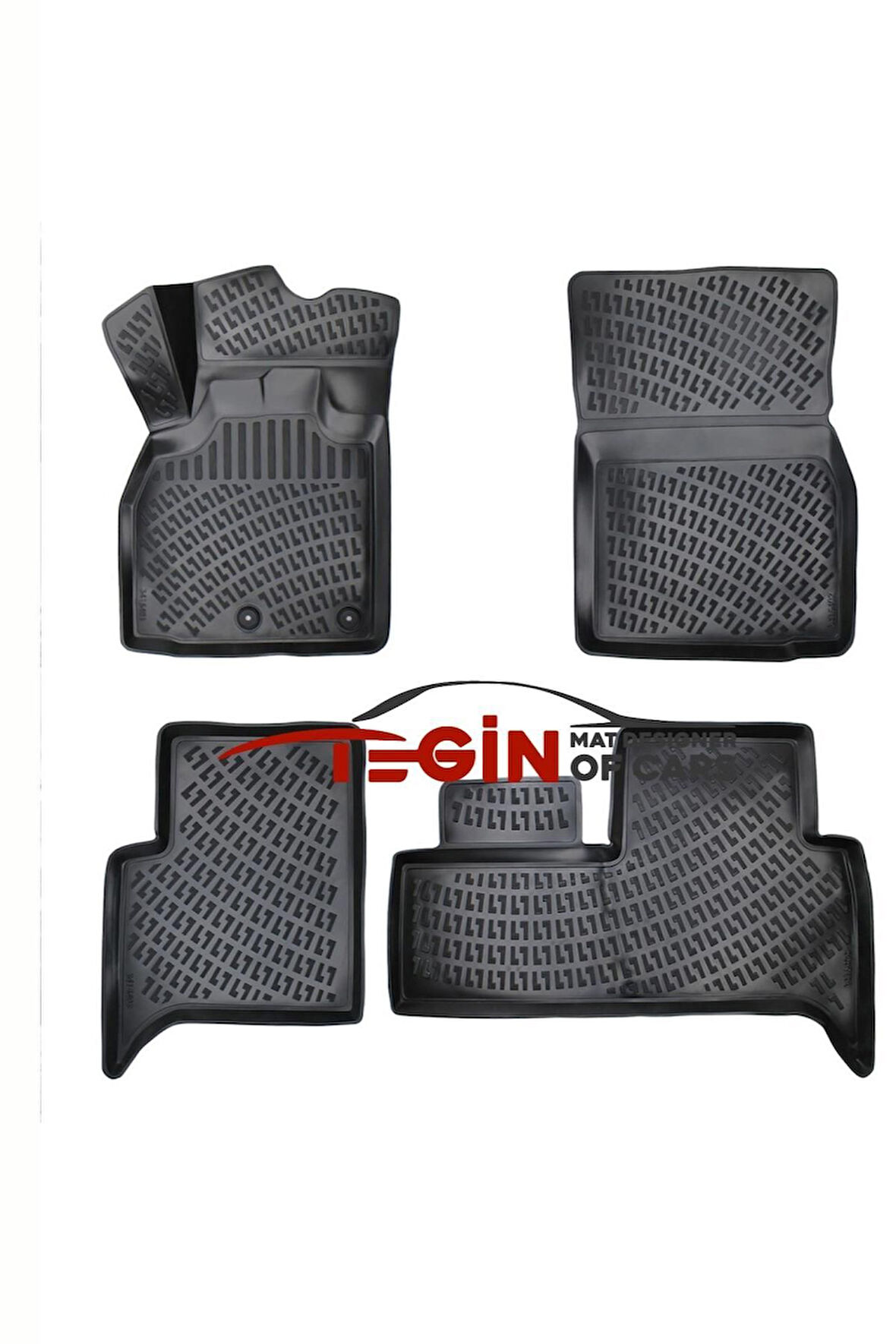Renault Scenic 2 3D Havuzlu Paspas 2003-2009 Siyah