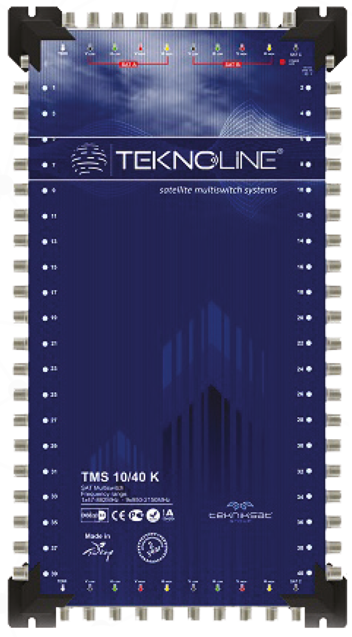 10X40 KASKATLI MULTISWITCH UYDU DAĞITIM SANTRALI TEKNOLINE