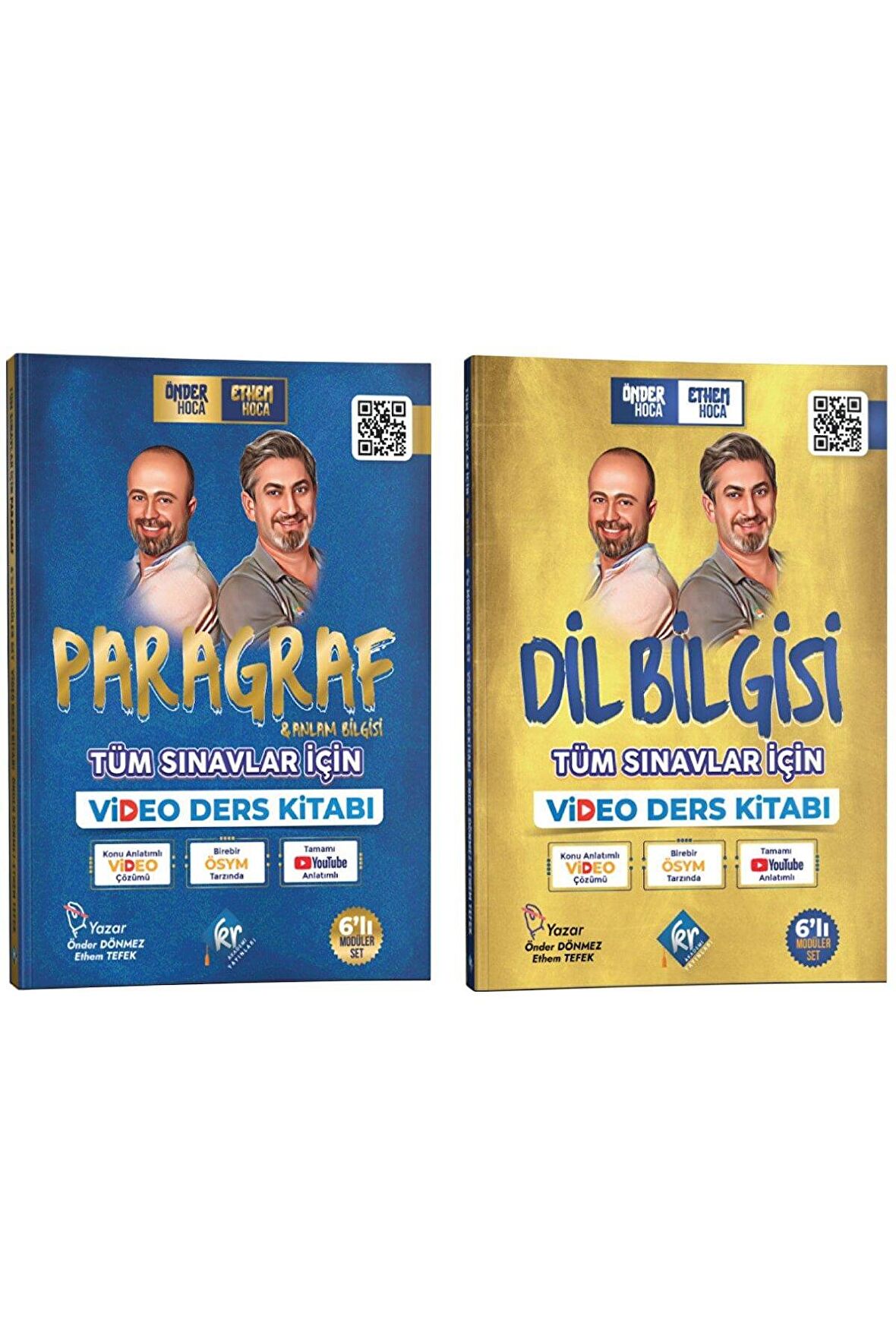 Önder Hoca & Ethem Hoca Tüm Sınavlar Için Paragraf Ve Dil Bilgisi Video Ders Kitabı Seti