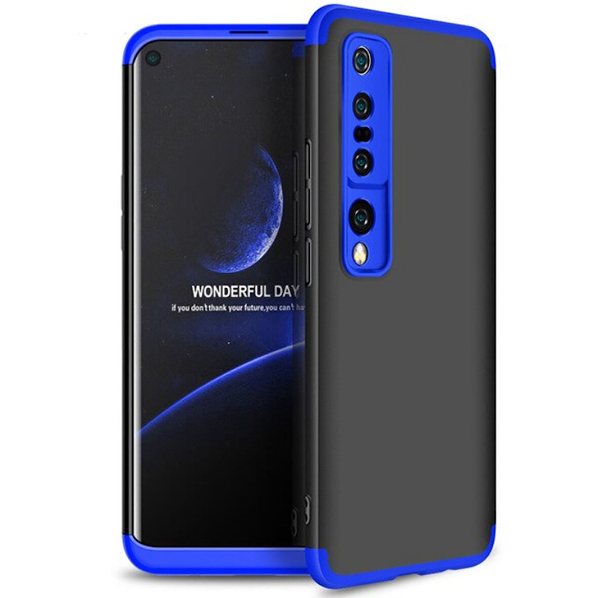 Xiaomi Mi 10 Pro Kılıf 3 Parça Slim Sert Silikon Kapak AYS