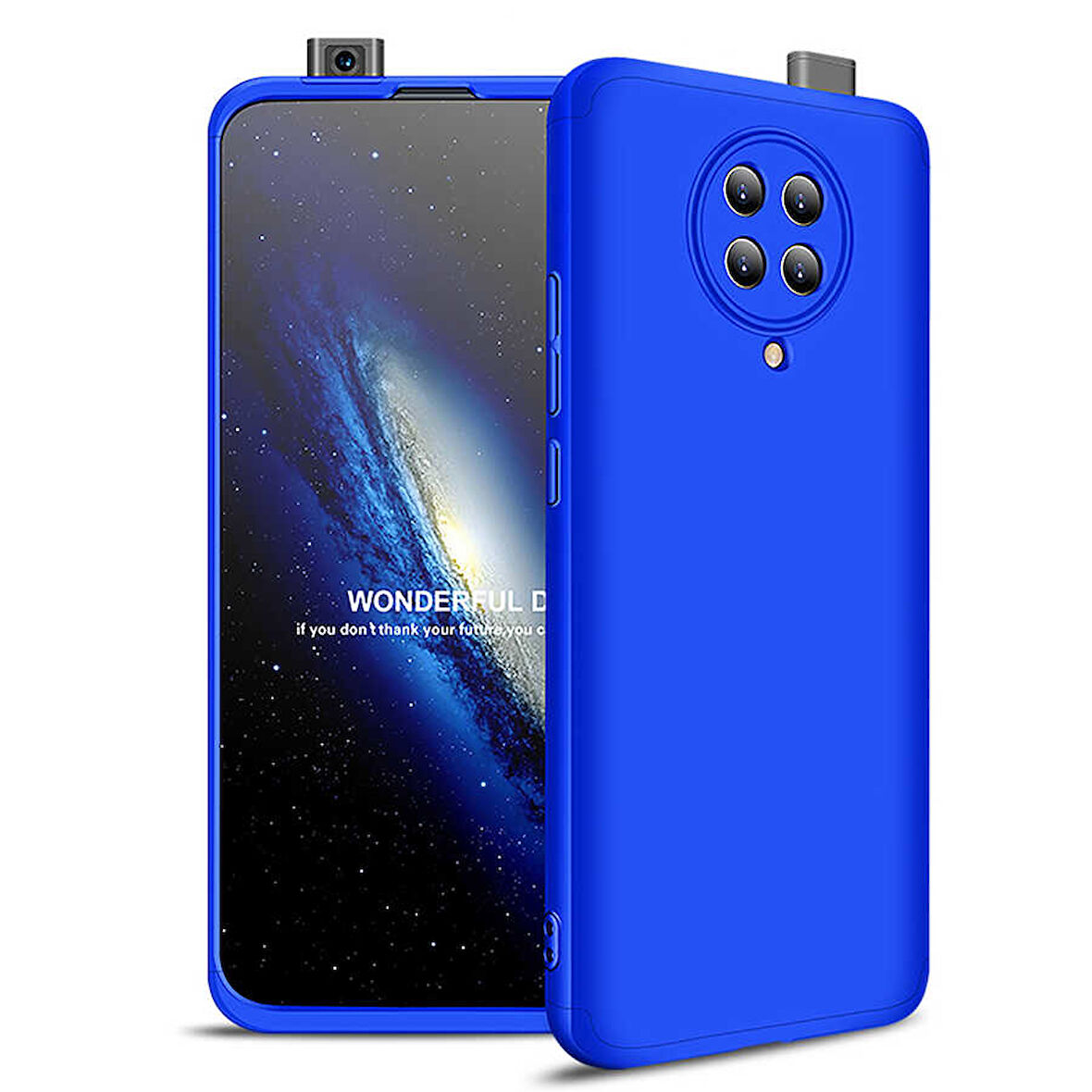 Xiaomi Redmi K30 Pro Kılıf 3 Parça Slim Sert Silikon Kapak AYS