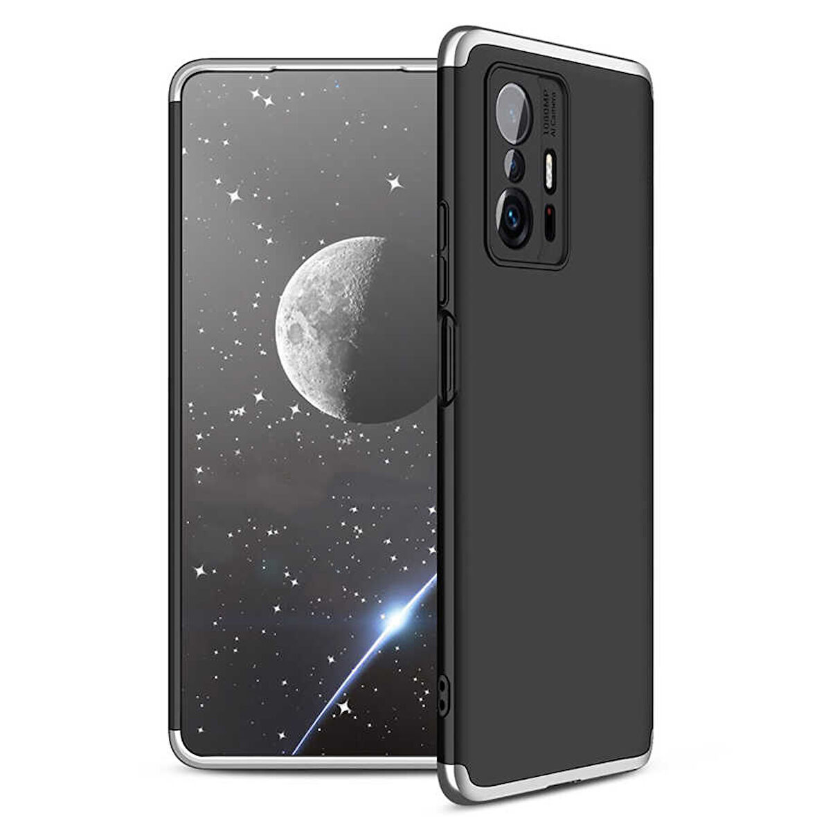 Xiaomi Mi 11T Pro 5G Kılıf 3 Parça Slim Sert Silikon Kapak AYS