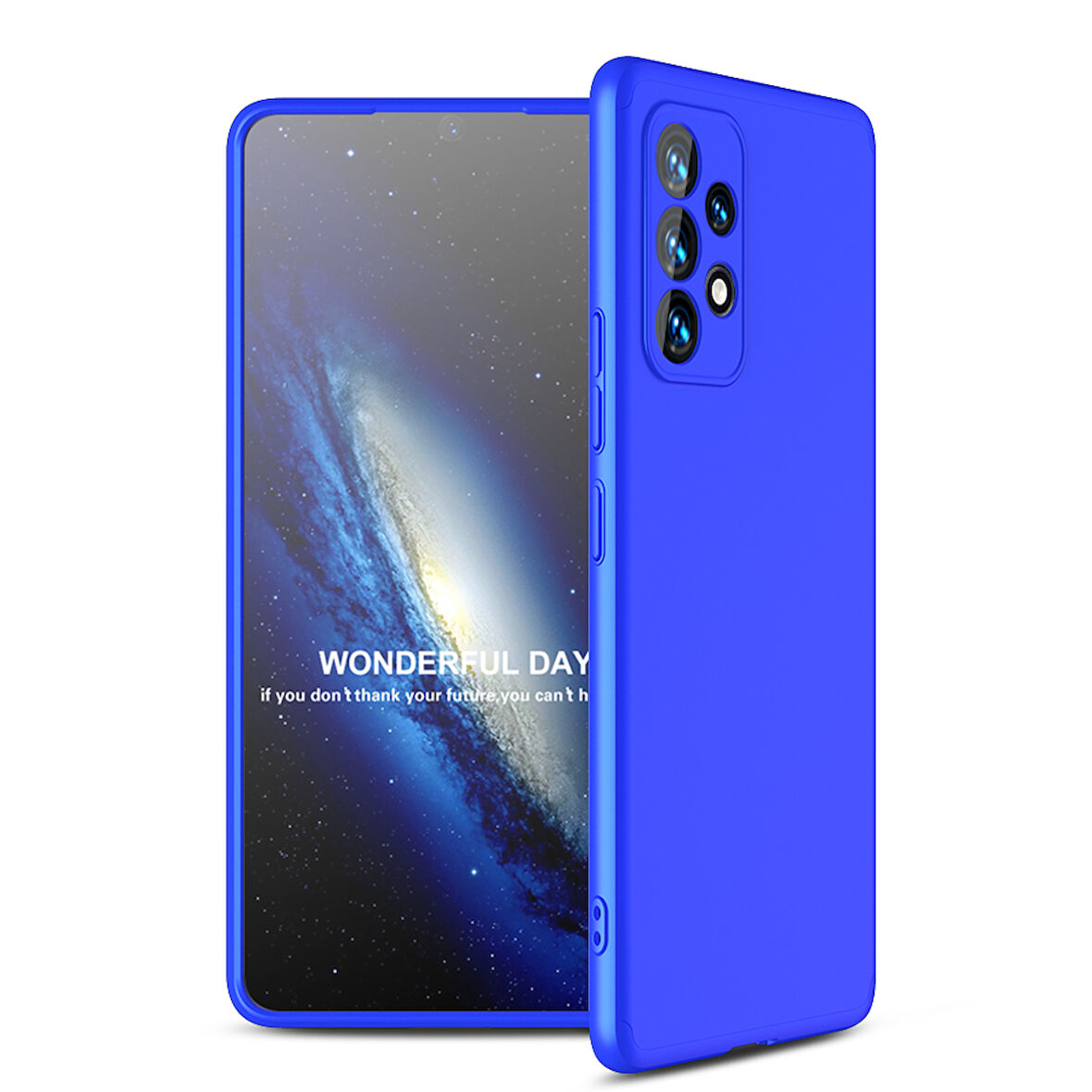Samsung Galaxy A53 5G Kılıf 3 Parça Slim Sert Silikon Kapak AYS