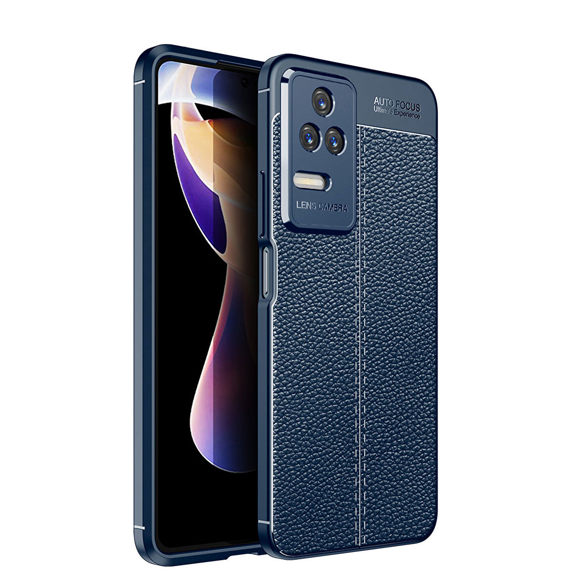 Xiaomi Poco F4 Kılıf Deri Görünümlü Slim Silikon 