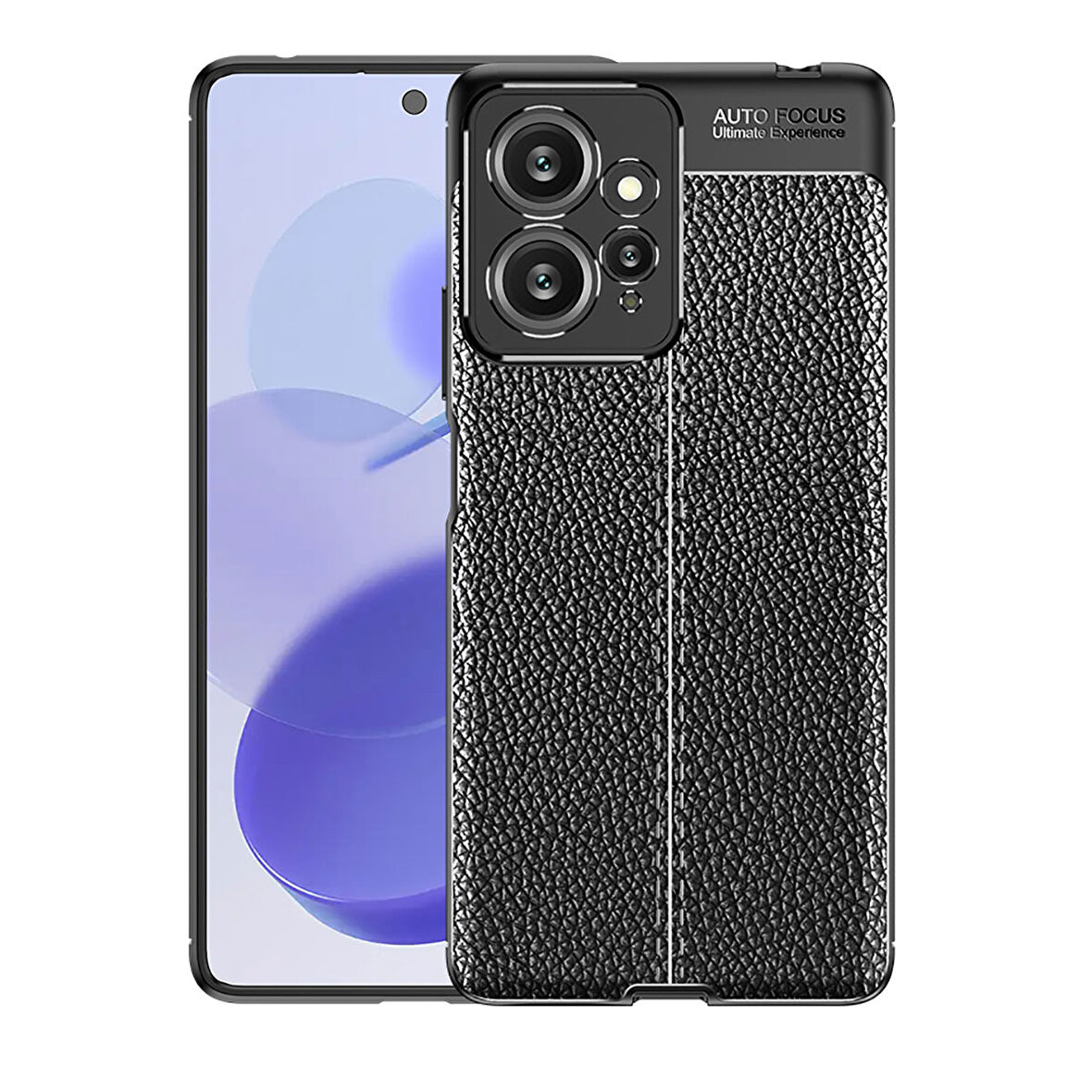 Xiaomi Redmi Note 12 4G Kılıf Deri Görünümlü Slim Silikon 