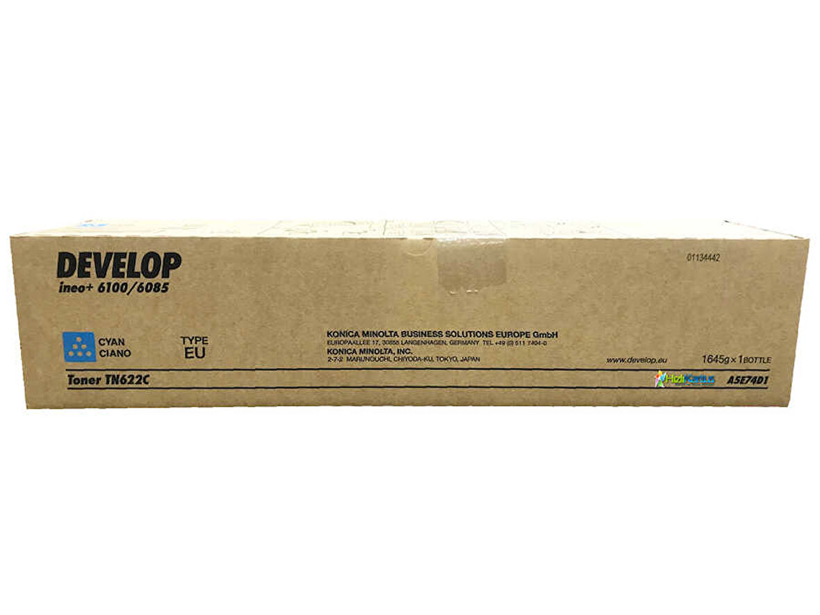 Develop TN-622 Mavi Orjinal Toner - Ineo +1085 / +1100