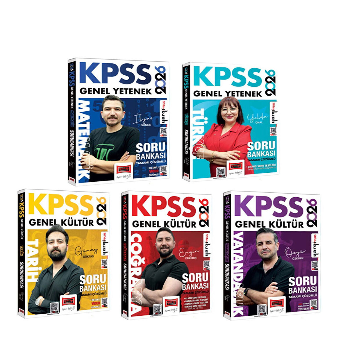 Yargı Yayınları 2026 KPSS Genel Yetenek Genel Kültür Soru Bankası Seti 5 Kitap