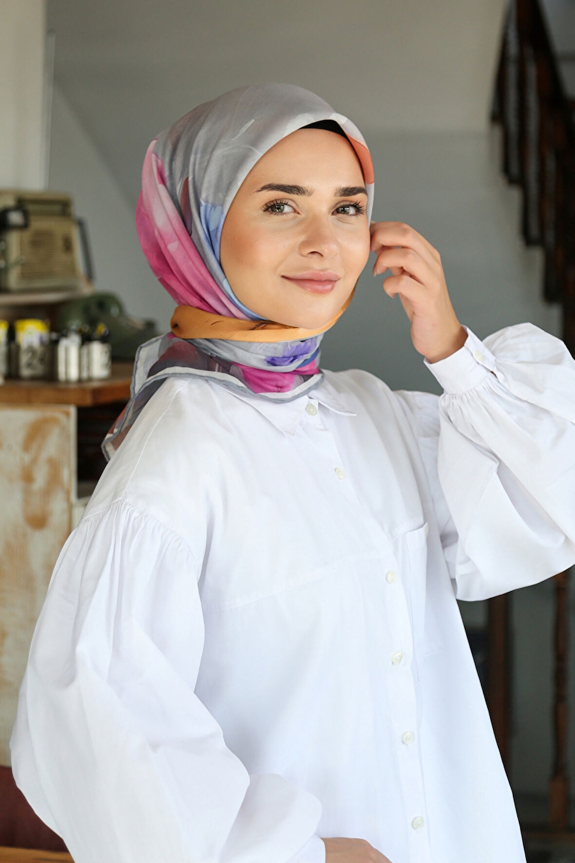 Tesettürnağme Soft Pamuk Eşarp TN2007