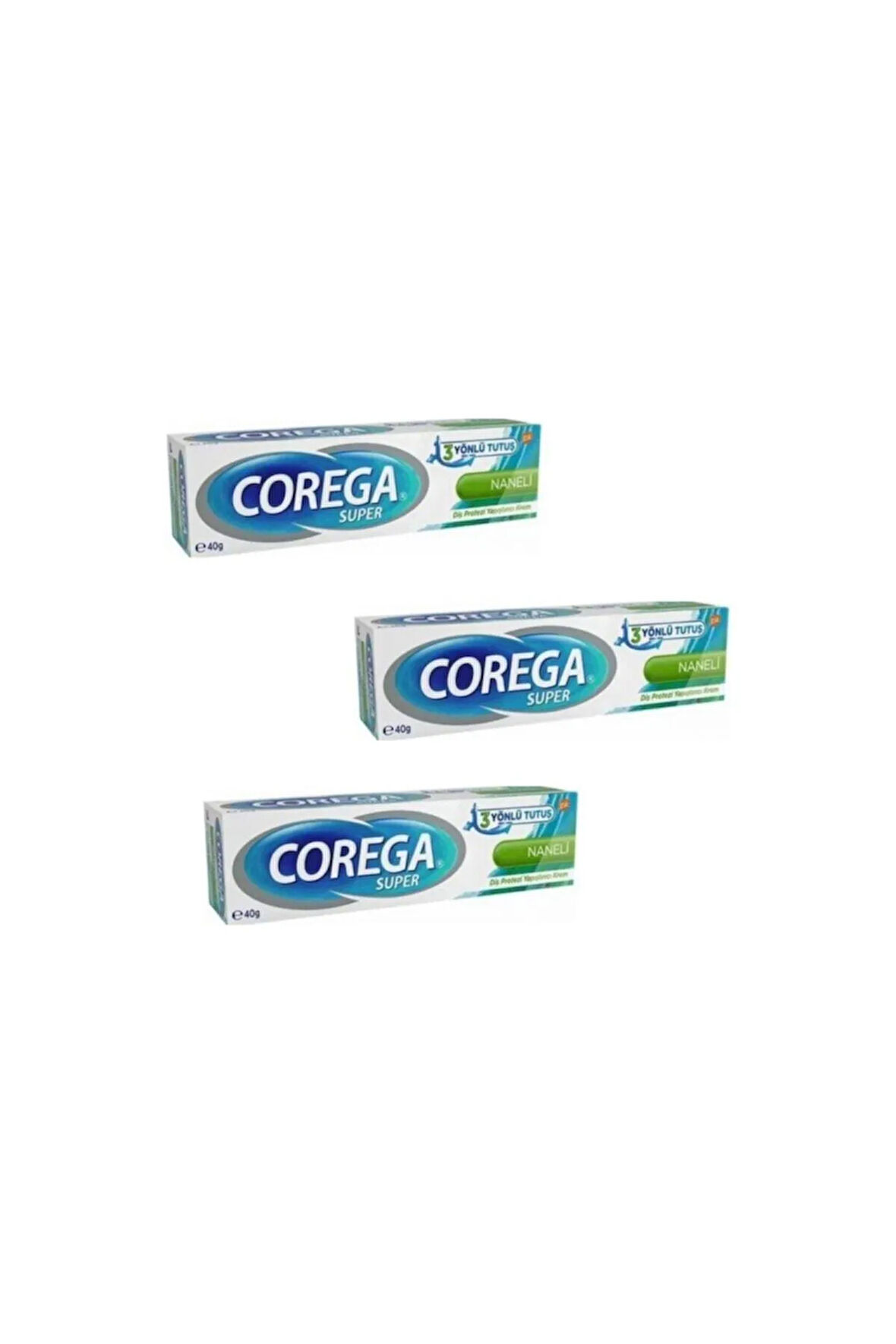 Super Naneli Diş Protezi Yapıştırıcı Krem 40gr 3 Adet