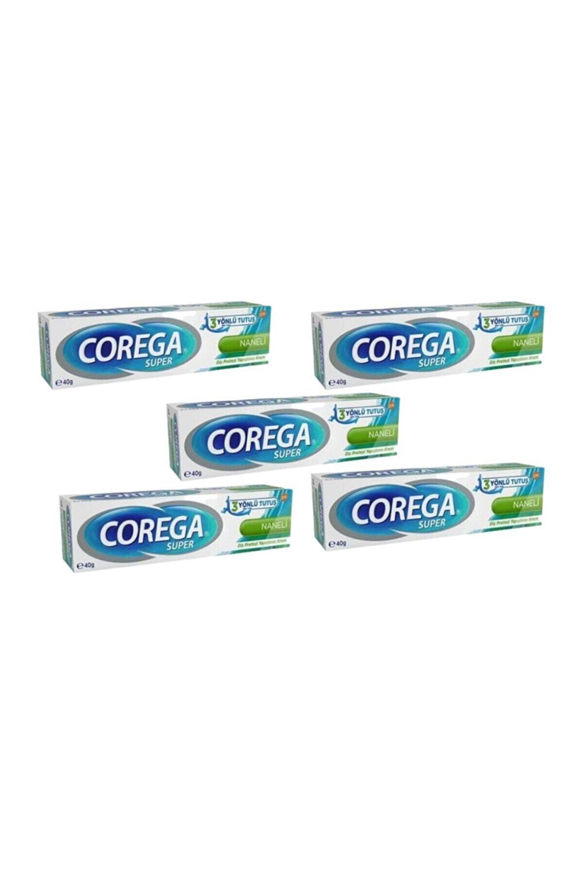 COREGA YAPIŞTIRICI KREM NANELİ 40 GR X 5 PAKET