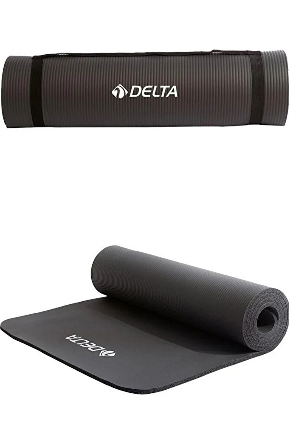 Delta Pilates Minderi Yoga Matı 10mm Siyah TNF 516