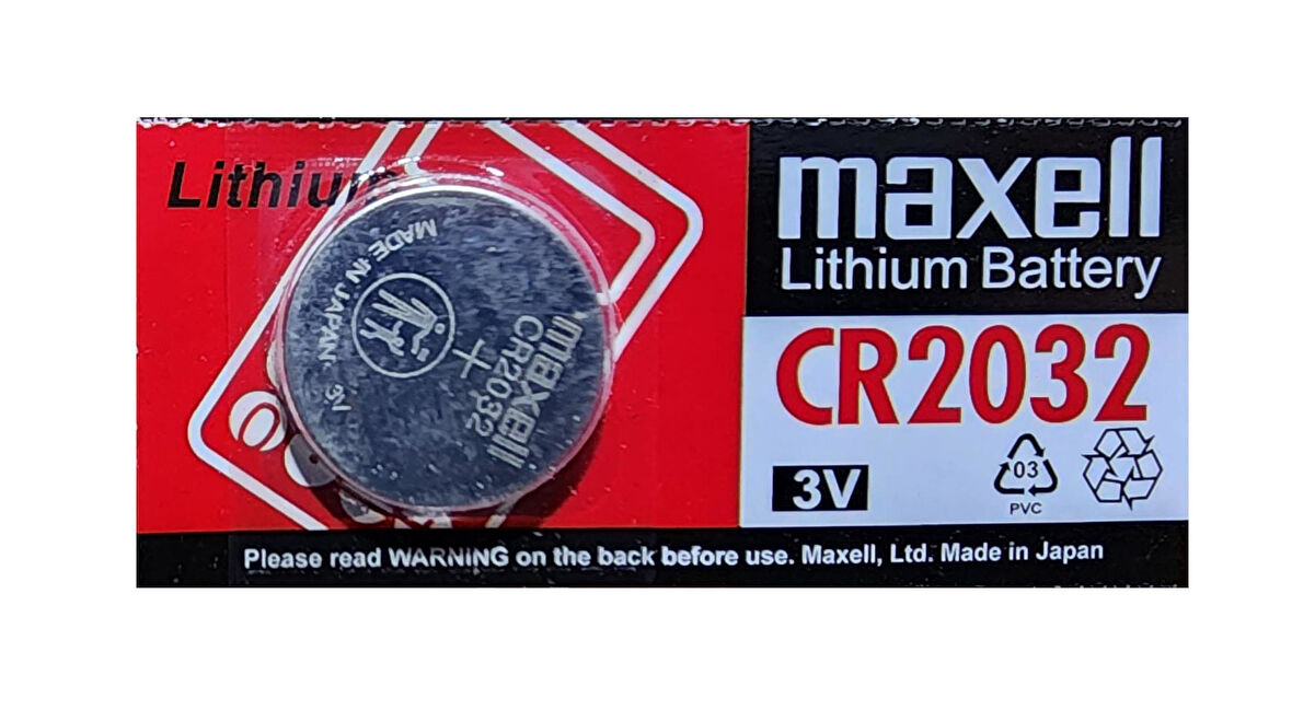 Maxell CR2032 3V Alkalin Pil