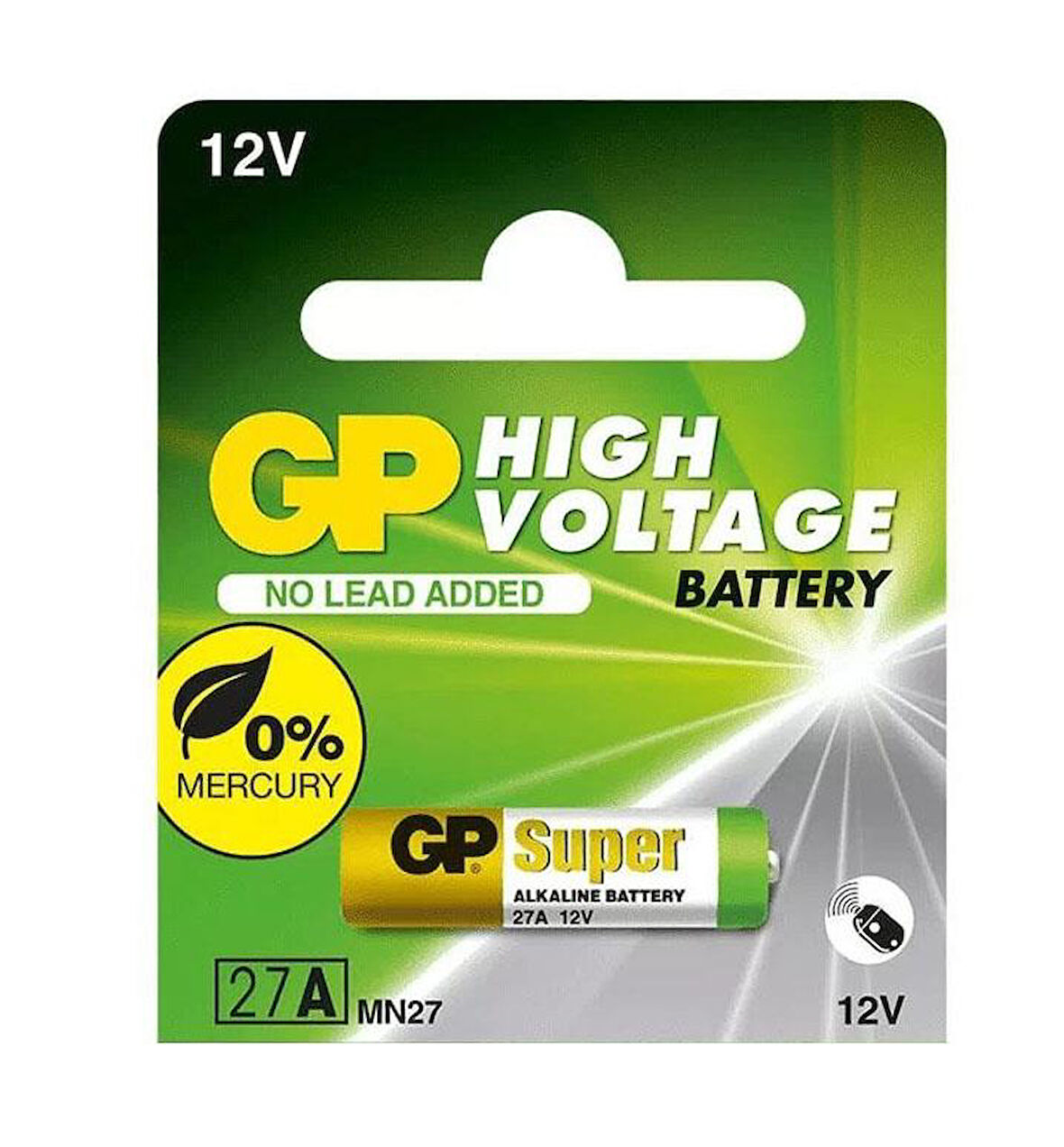 GP 27A 12V Alkalin Pil