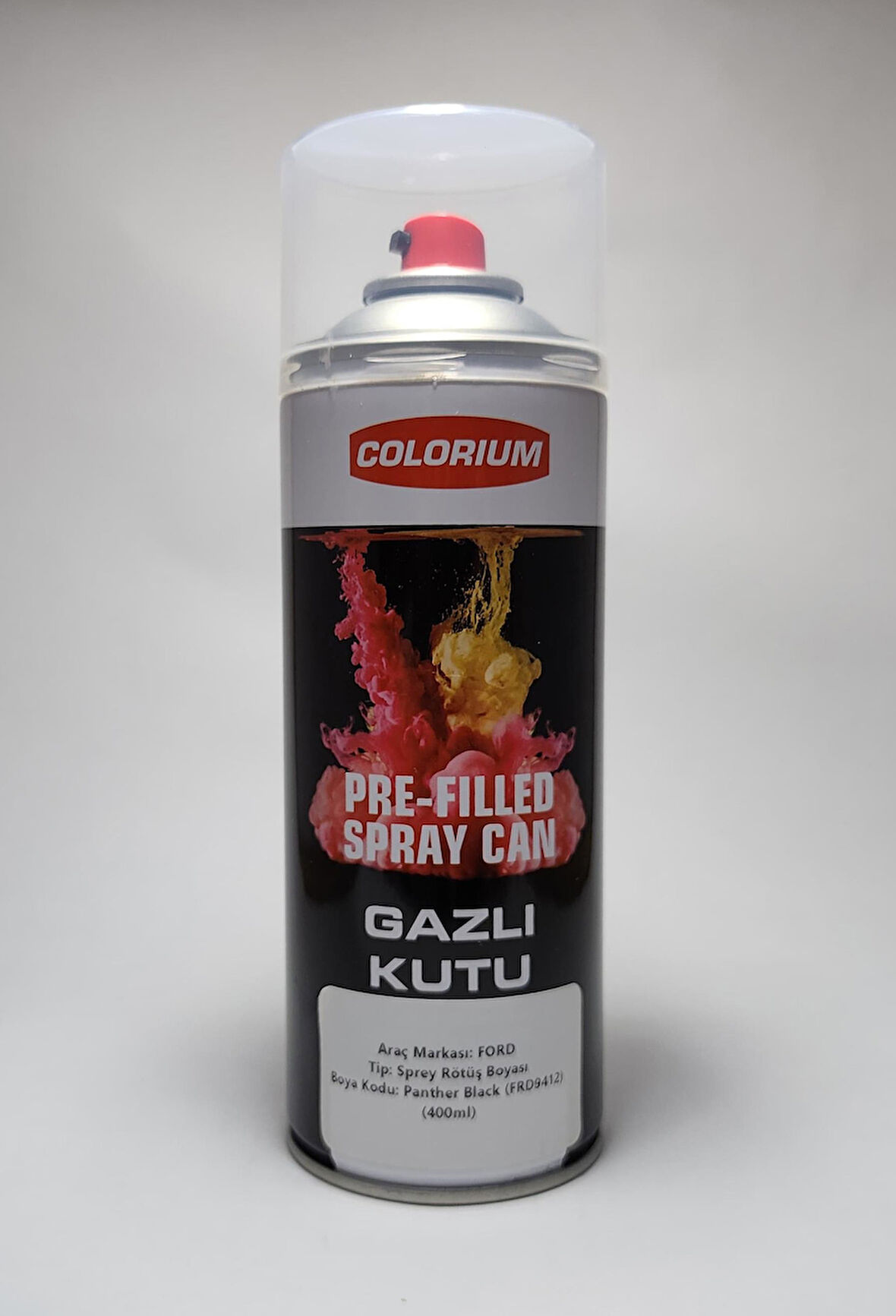 Ford Rötüş Boyası - Panter Black - Panter Siyah (FRD 9412) - Sprey (400ml)
