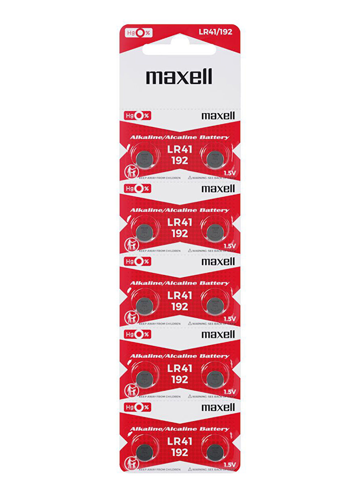 Maxell 192 LR41 1.5V Alkalin Pil 10'lu