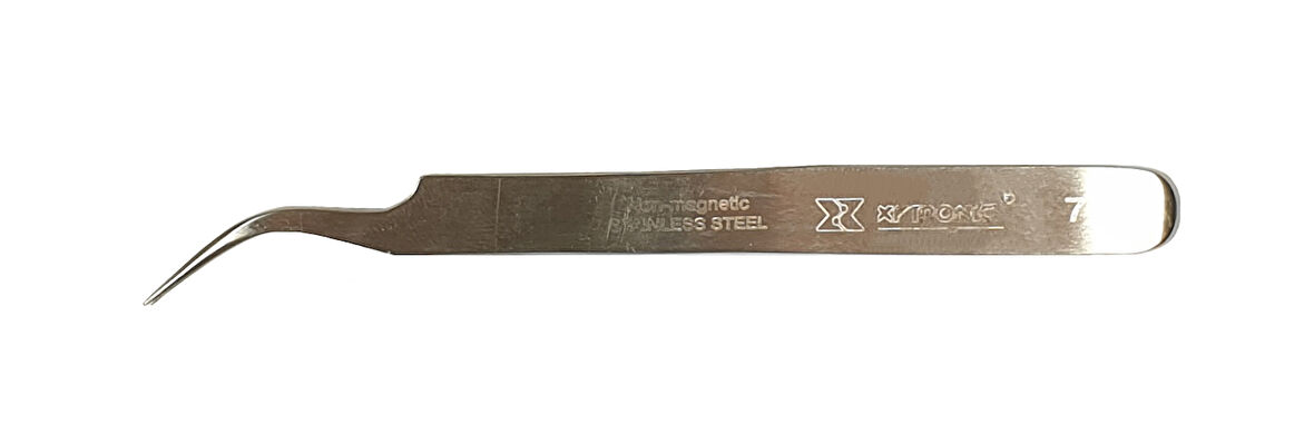 Eğik Uçlu Cımbız (7 sa) - Antistatik Cımbız - 45 Derece İğne Uçlu